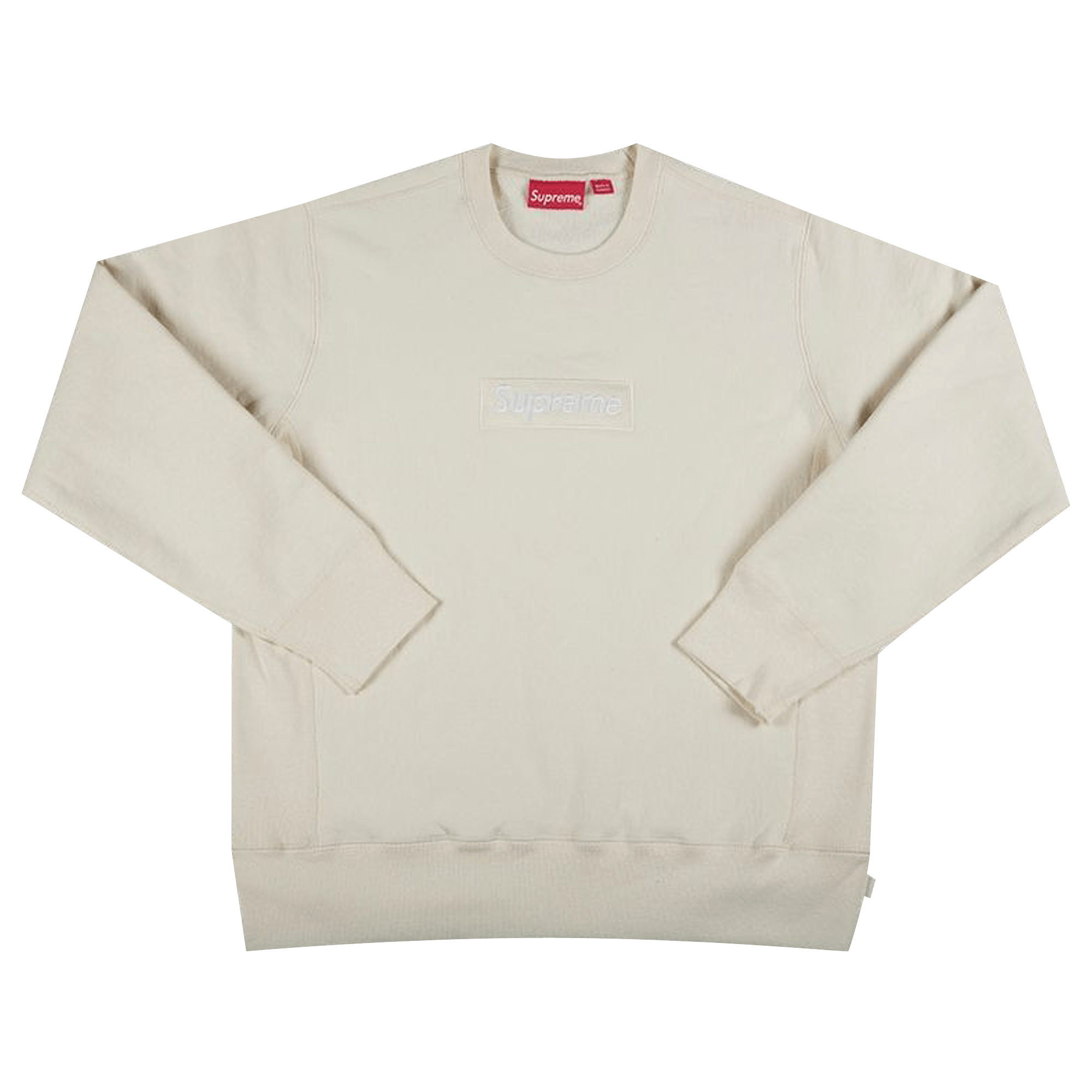 Supreme Box Logo Crewneck 'Natural'
