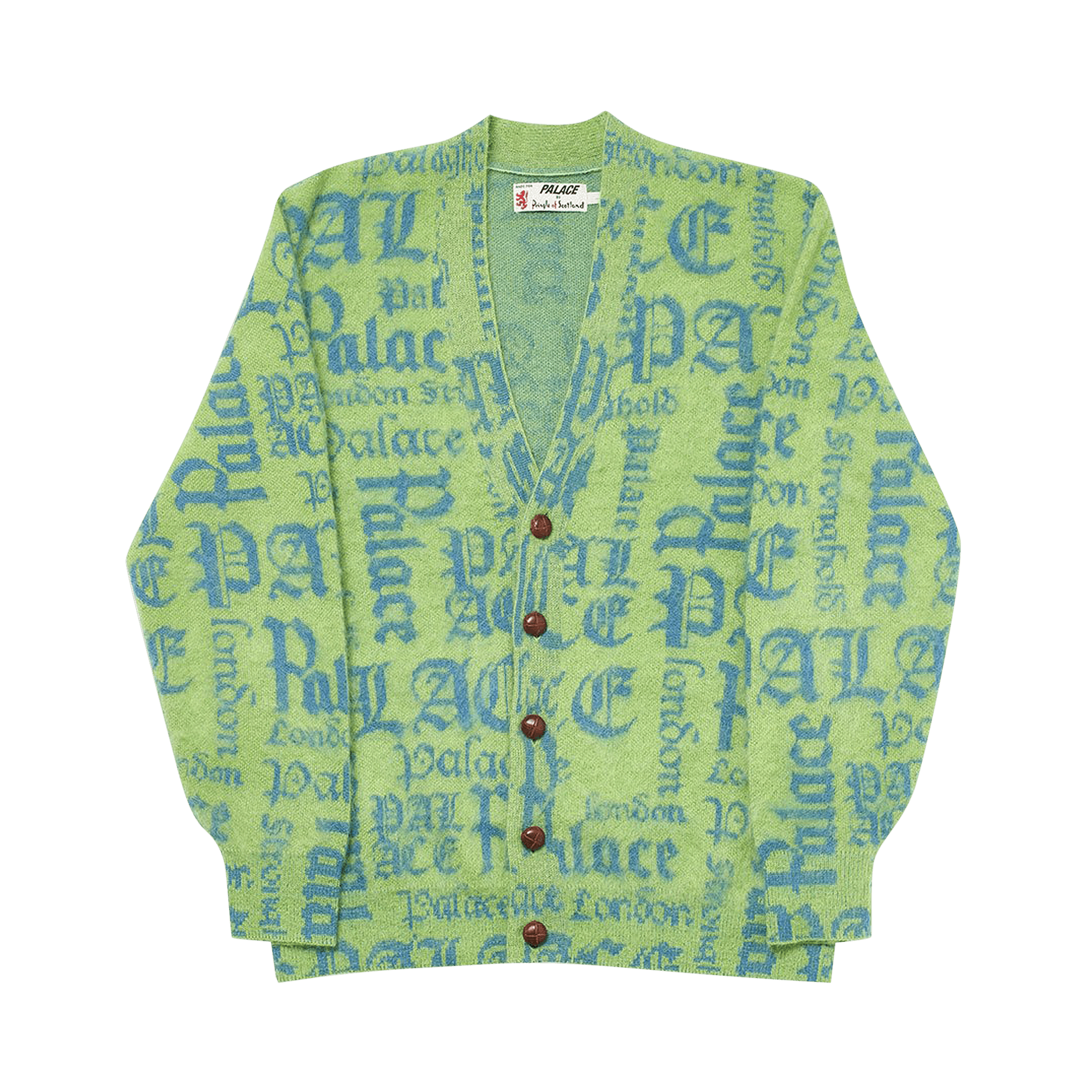 Palace Ye Olde Pringle Knit 'Green/Blue'