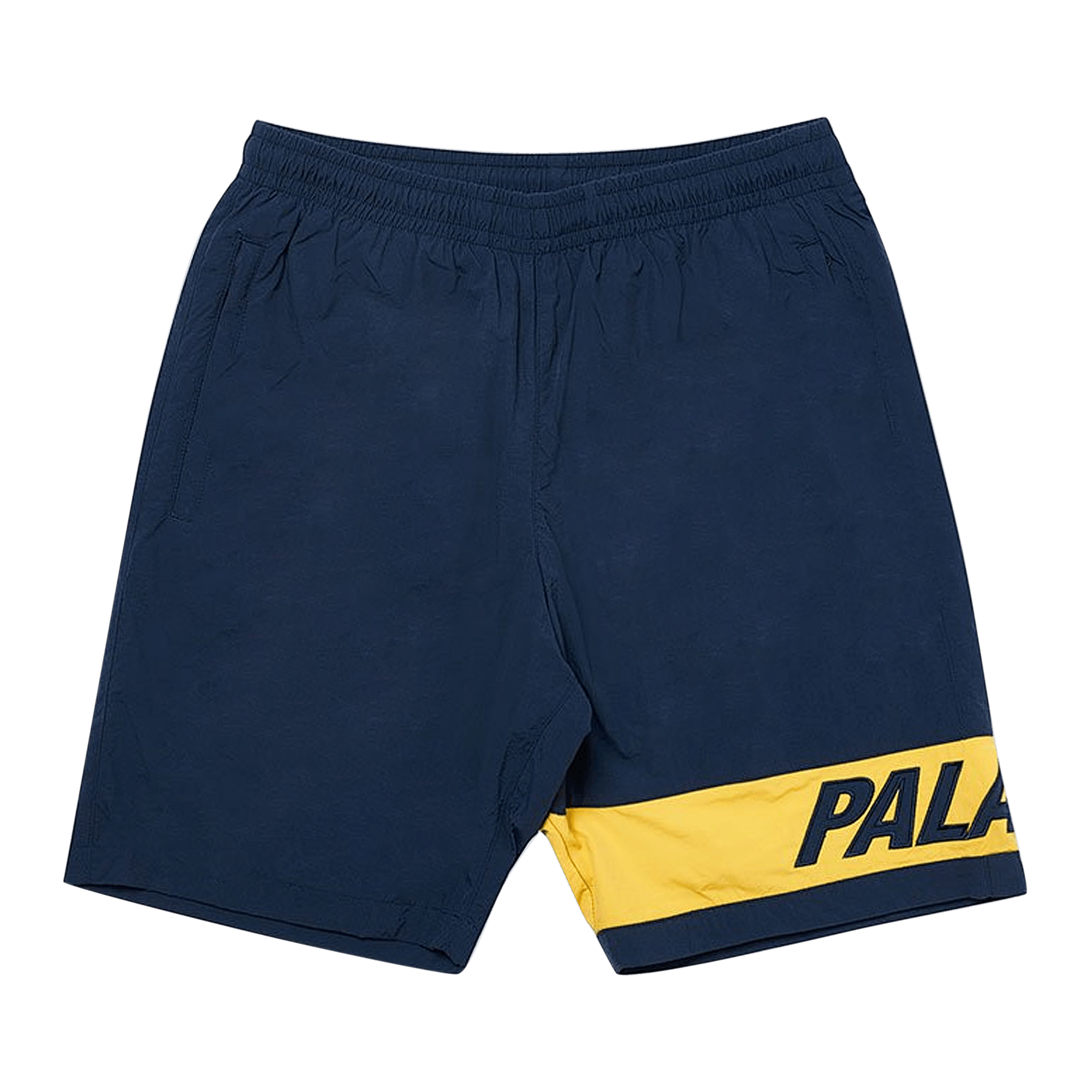 Palace Side Short 'Navy/Yellow'