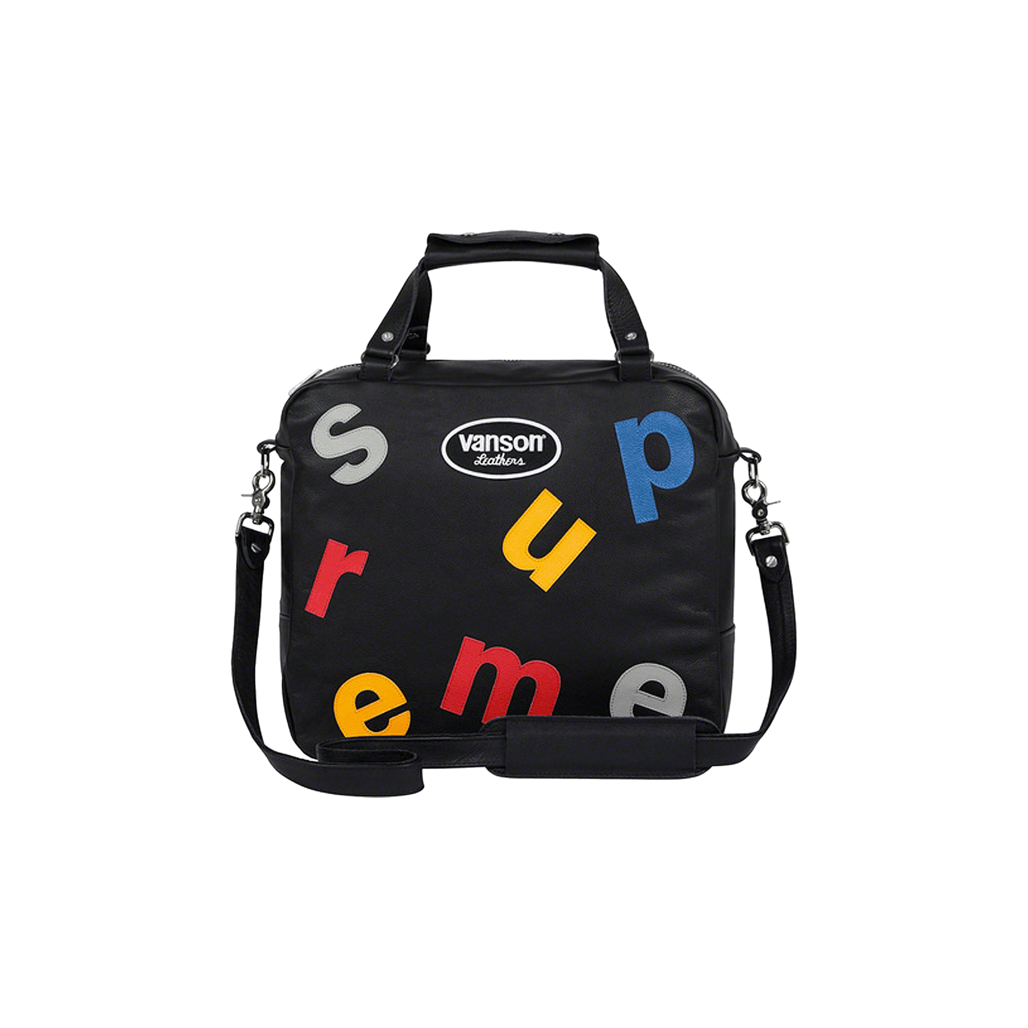 Supreme x Vanson Leathers Letters Bag 'Black'