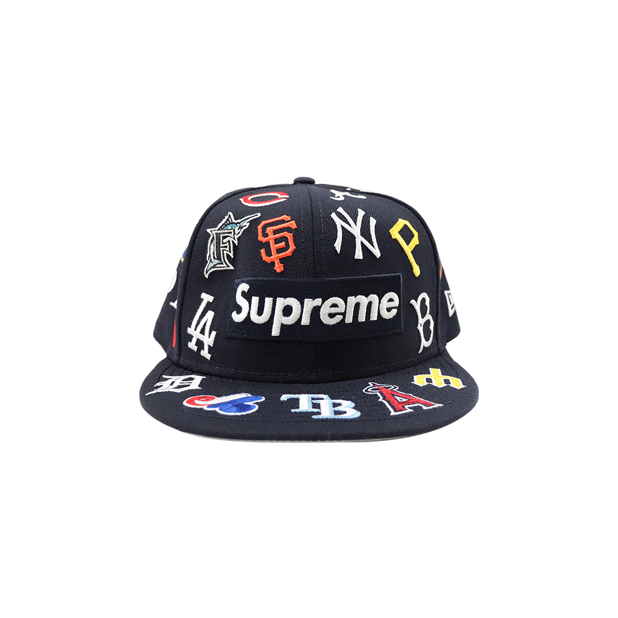 Supreme x MLB x New Era Hat 'Navy'