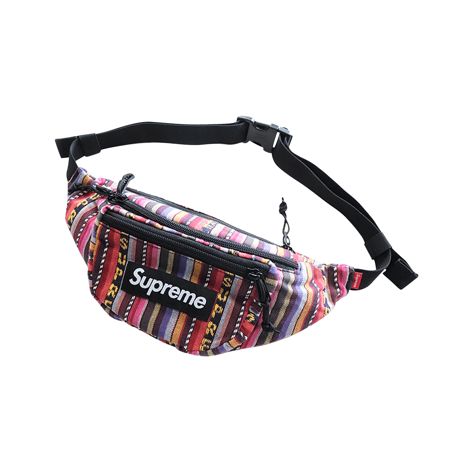 Supreme Woven Stripe Waist Bag 'Multicolor'
