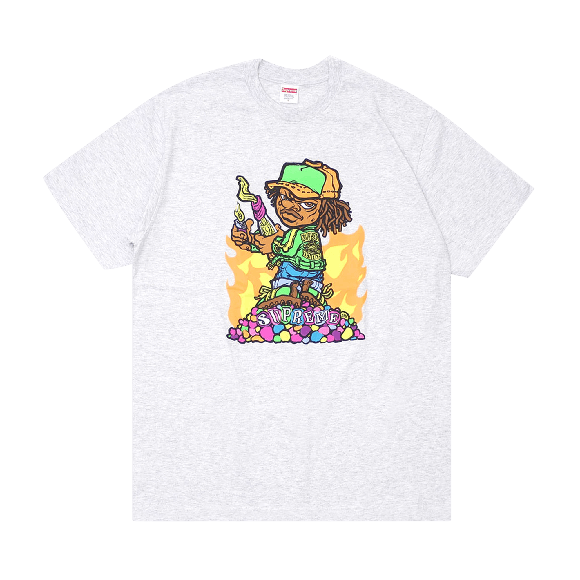 Supreme Molotov Kid Tee 'Ash Grey'