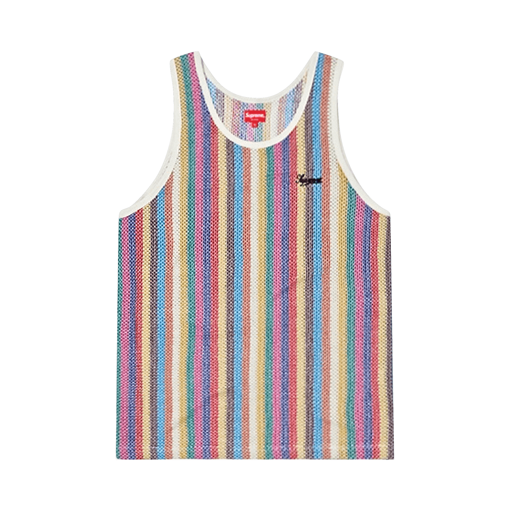Supreme Knit Stripe Tank Top 'Multicolor'