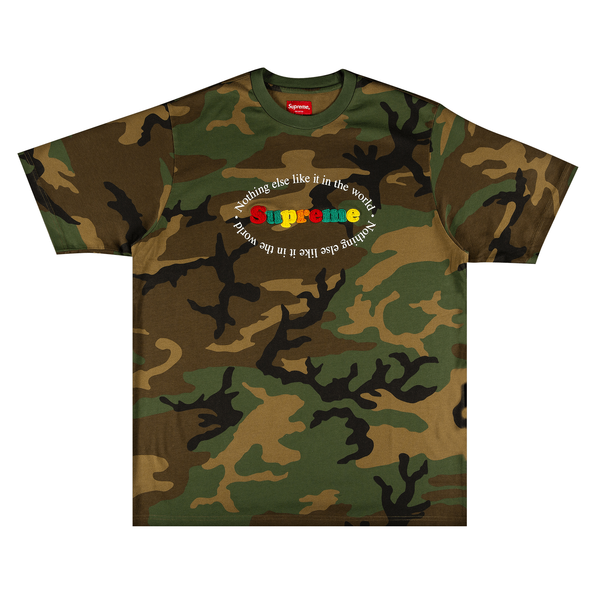 Supreme Nothing Else Short-Sleeve Top 'Woodland Camo'