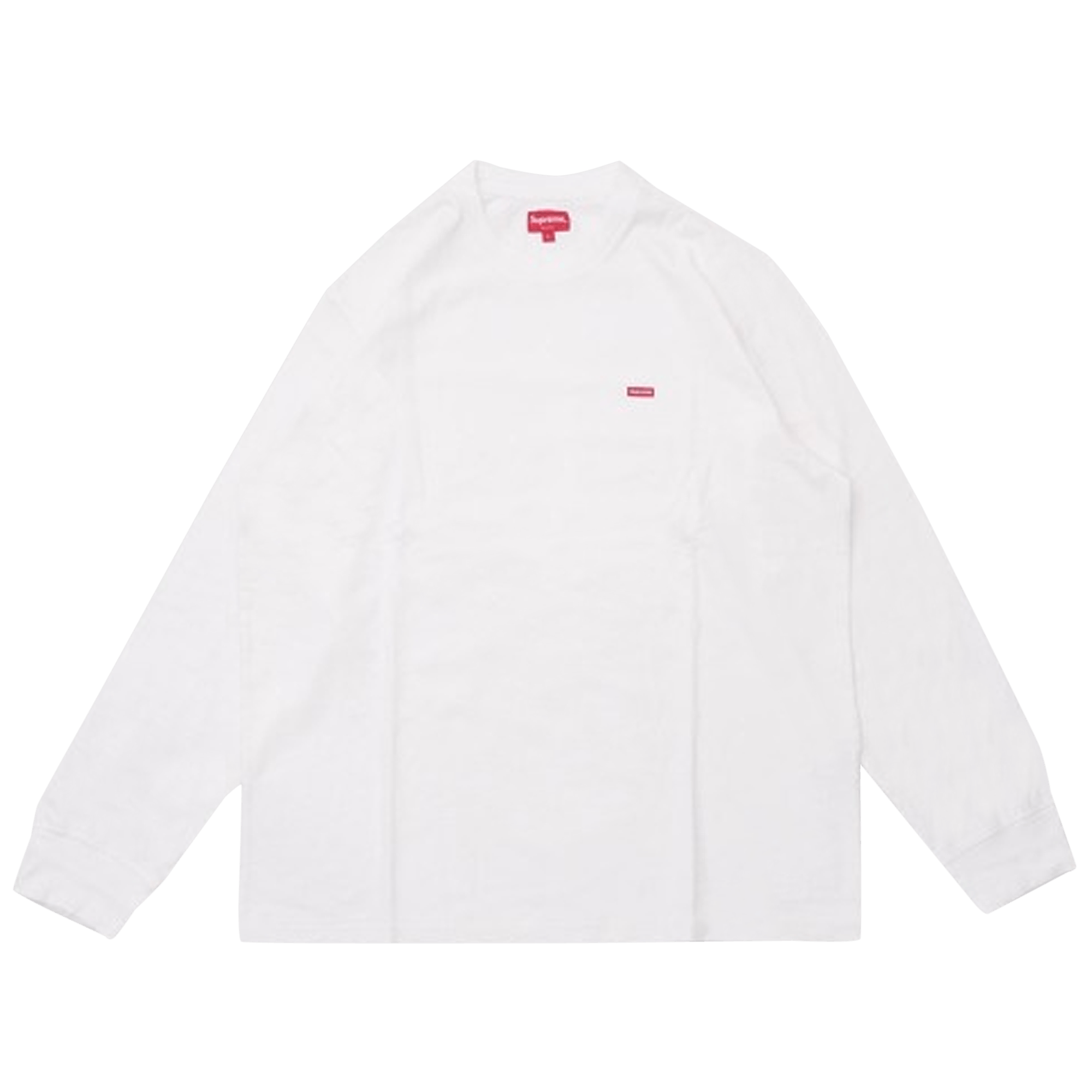 Supreme Small Box Long-Sleeve Tee 'White'