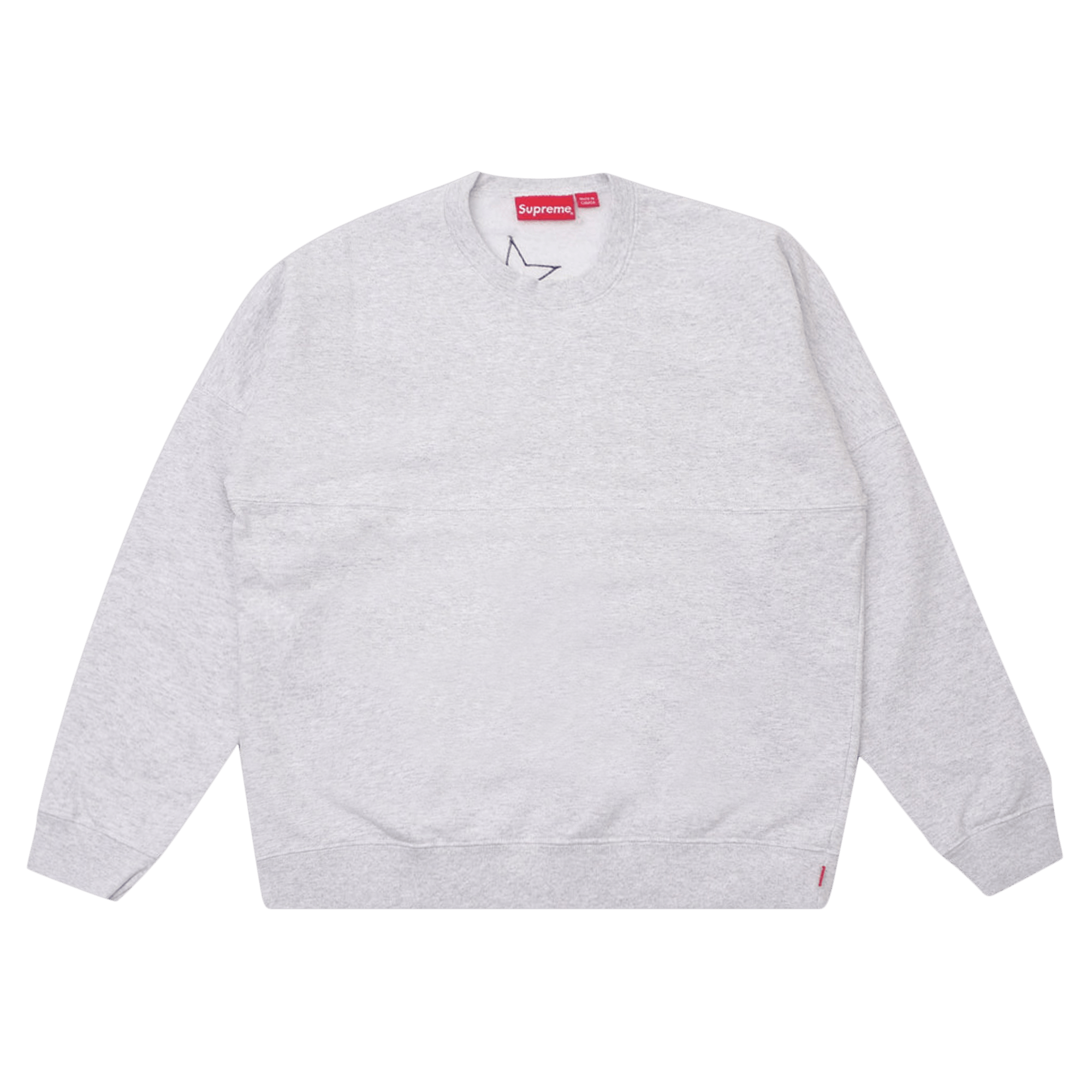 Supreme Stars Crewneck 'Ash Grey'