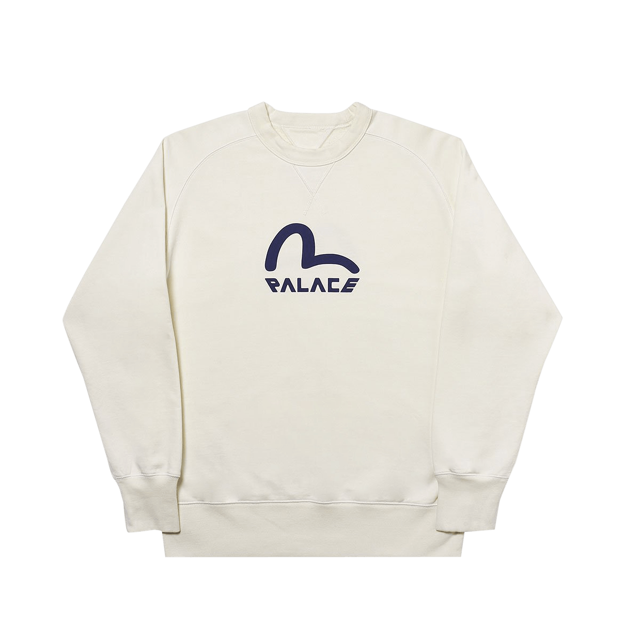 Palace x Evisu Reversible Crew 'Ecru'