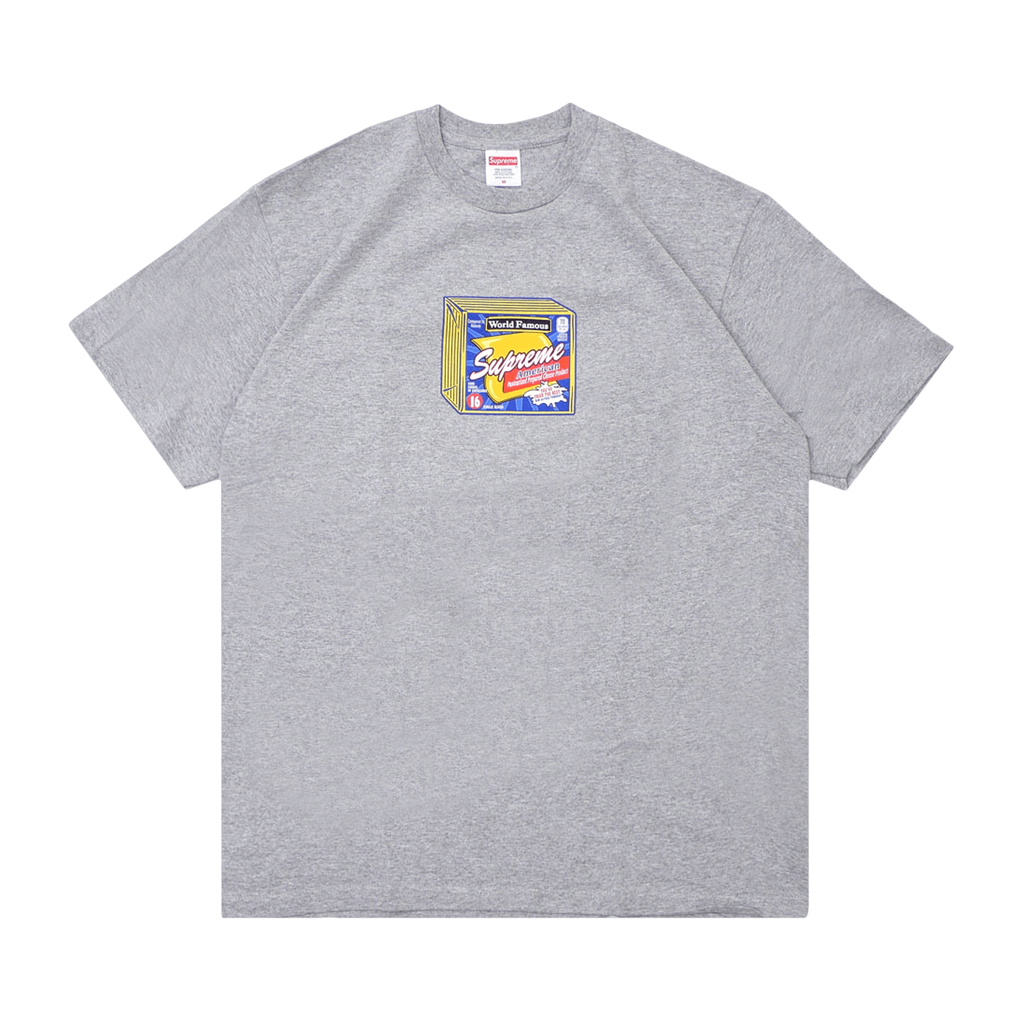 Supreme Cheese Tee 'Heather Grey'