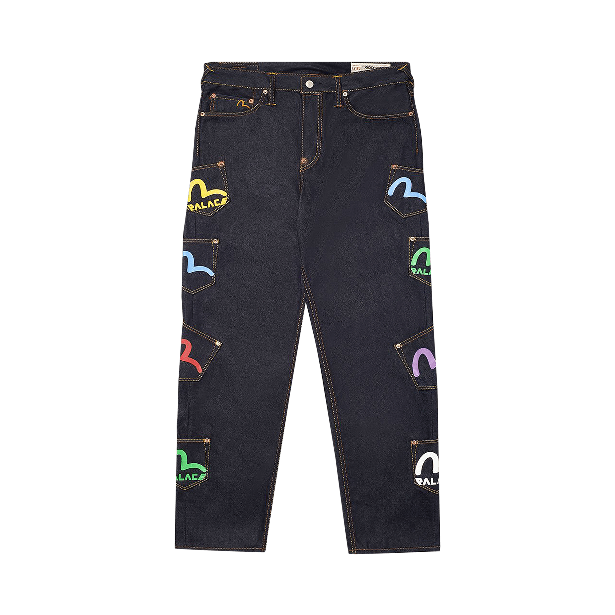 Palace x Evisu Multi Pocket Jean 'Ingido'