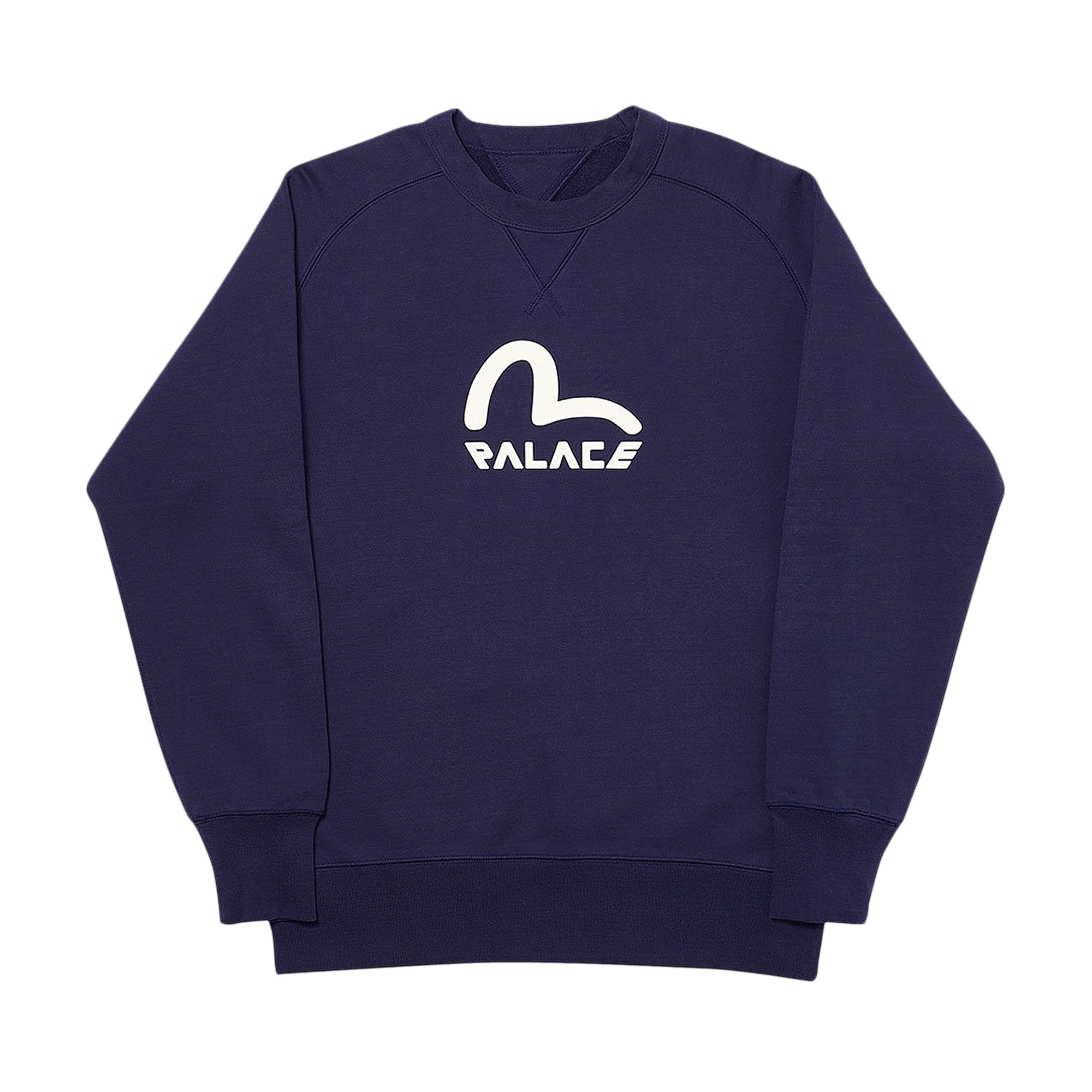 Palace x Evisu Reversible Crew 'Navy'