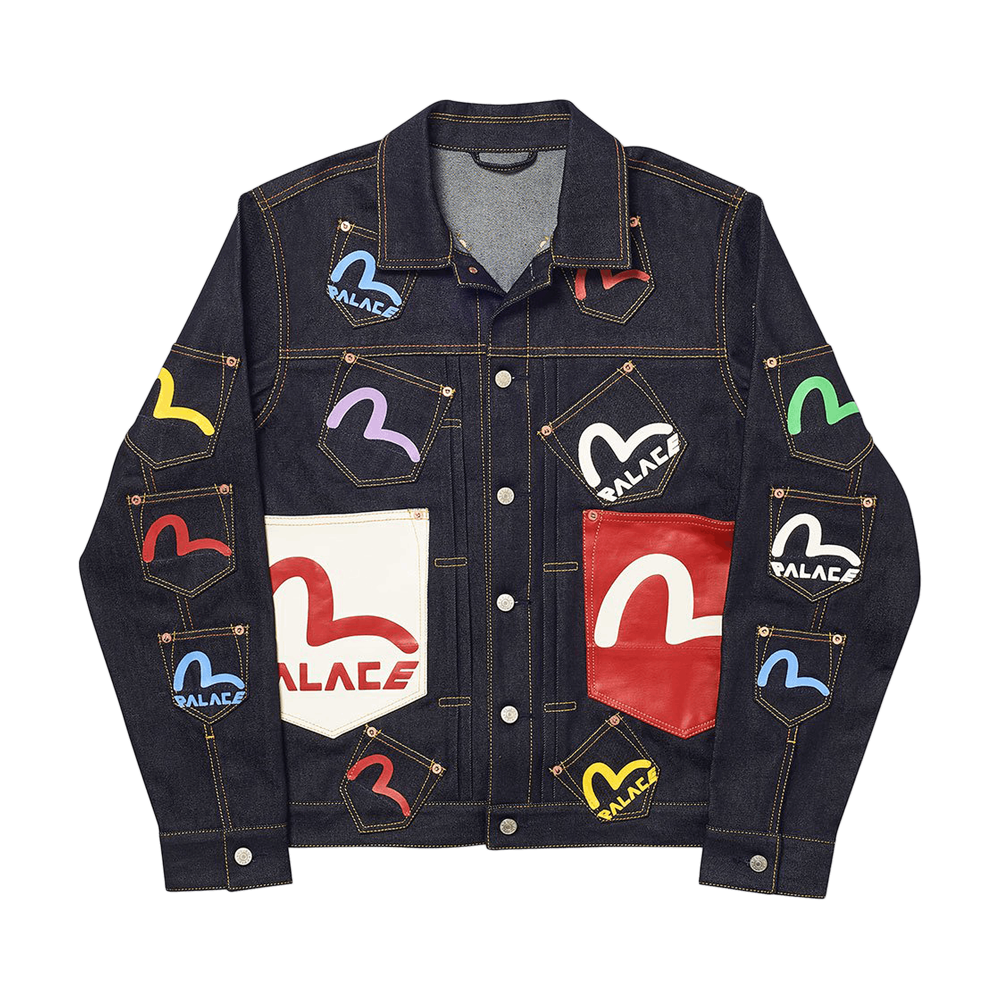 Palace x Evisu Multi Pocket Jacket 'Ingido'