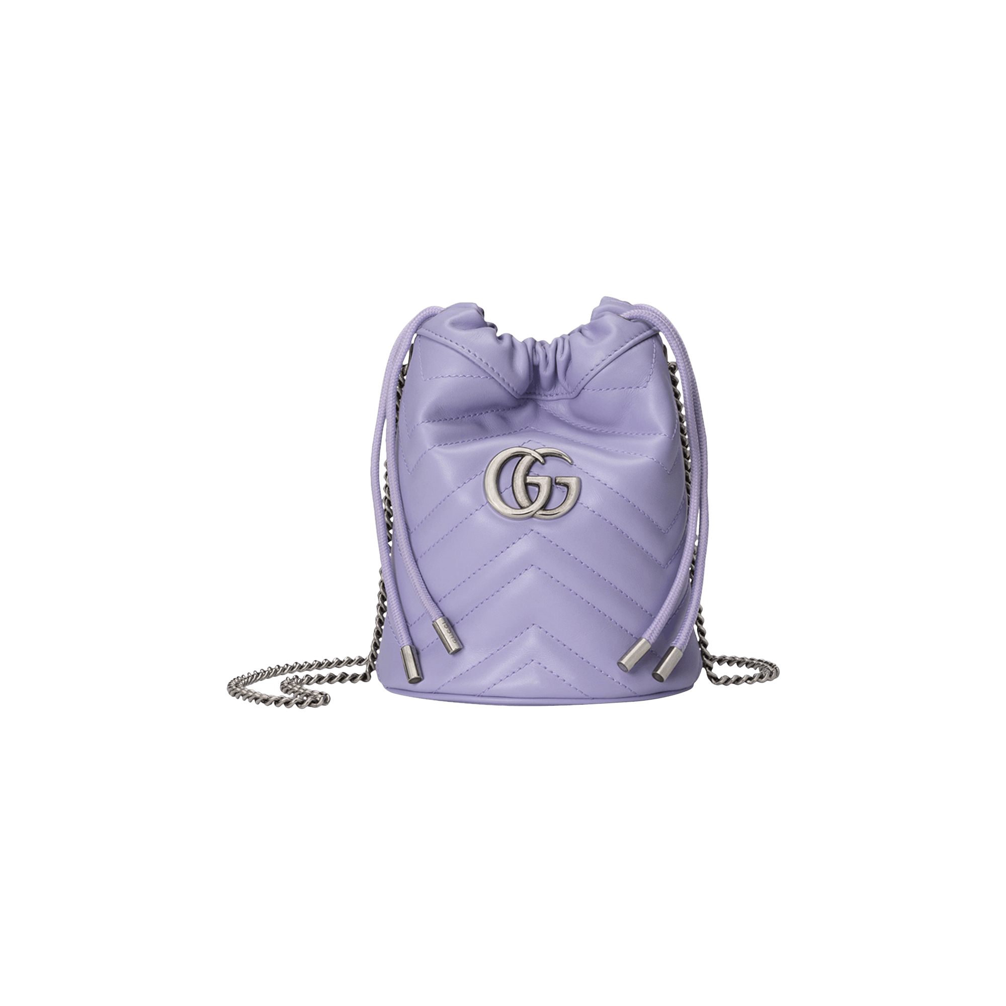 Gucci GG Marmont Mini Bucket Bag 'Lilac'