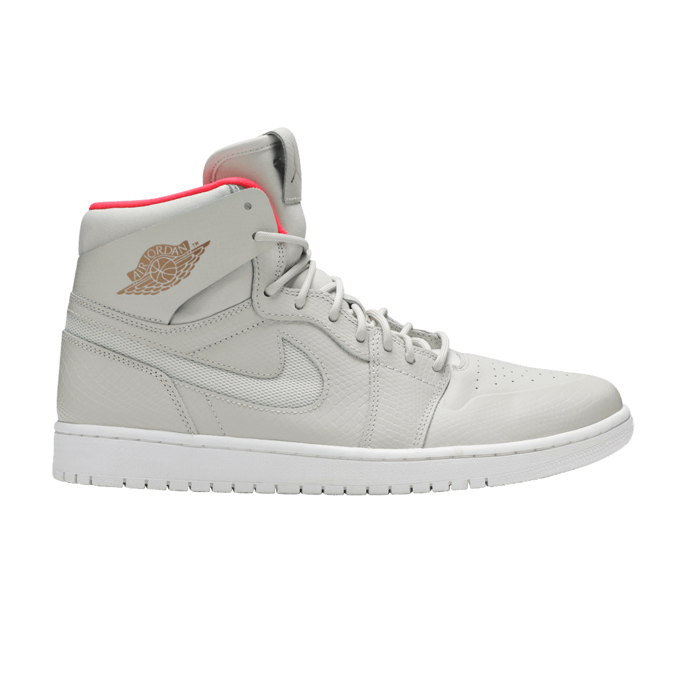 Jordan 1 Retro High Nouveau Pure Platinum Bright Crimson