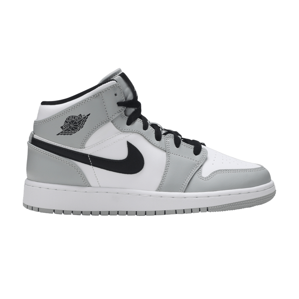 Air Jordan 1 Mid GS 'Light Smoke Grey'