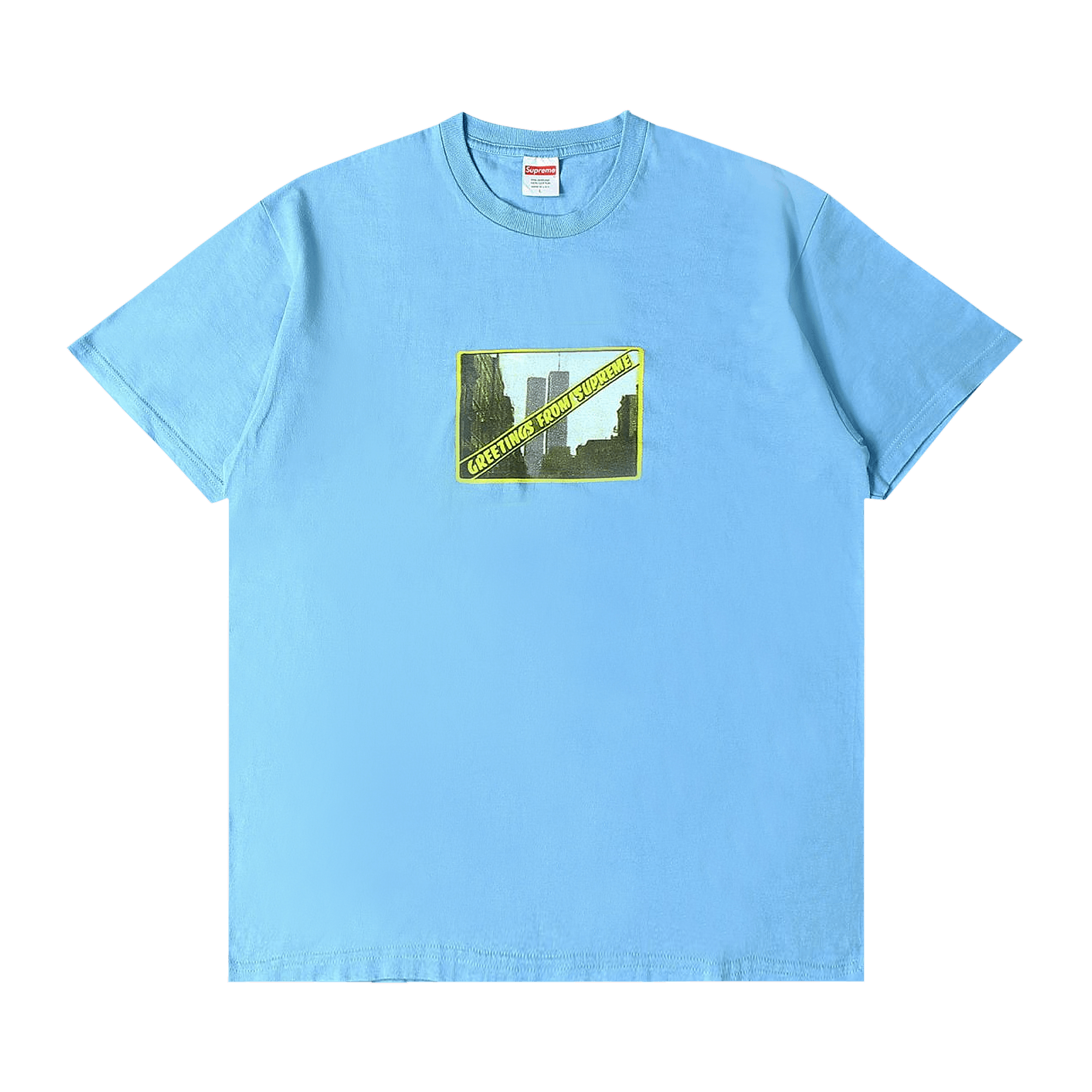 Supreme Greetings Tee 'Light Slate'