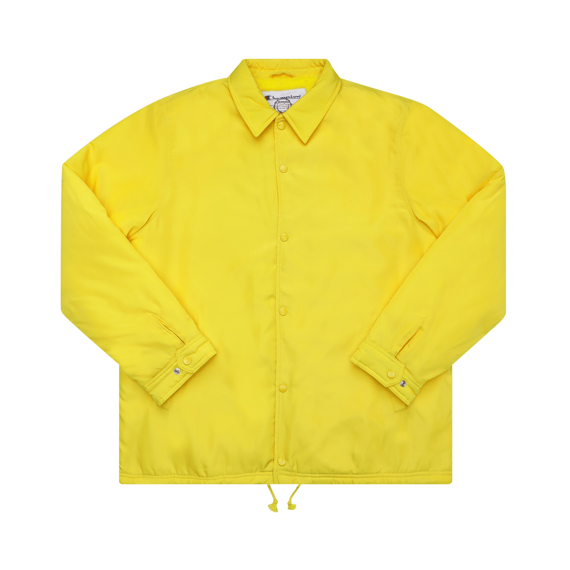 Supreme x Champion Label Coaches Jacket 'Yellow'