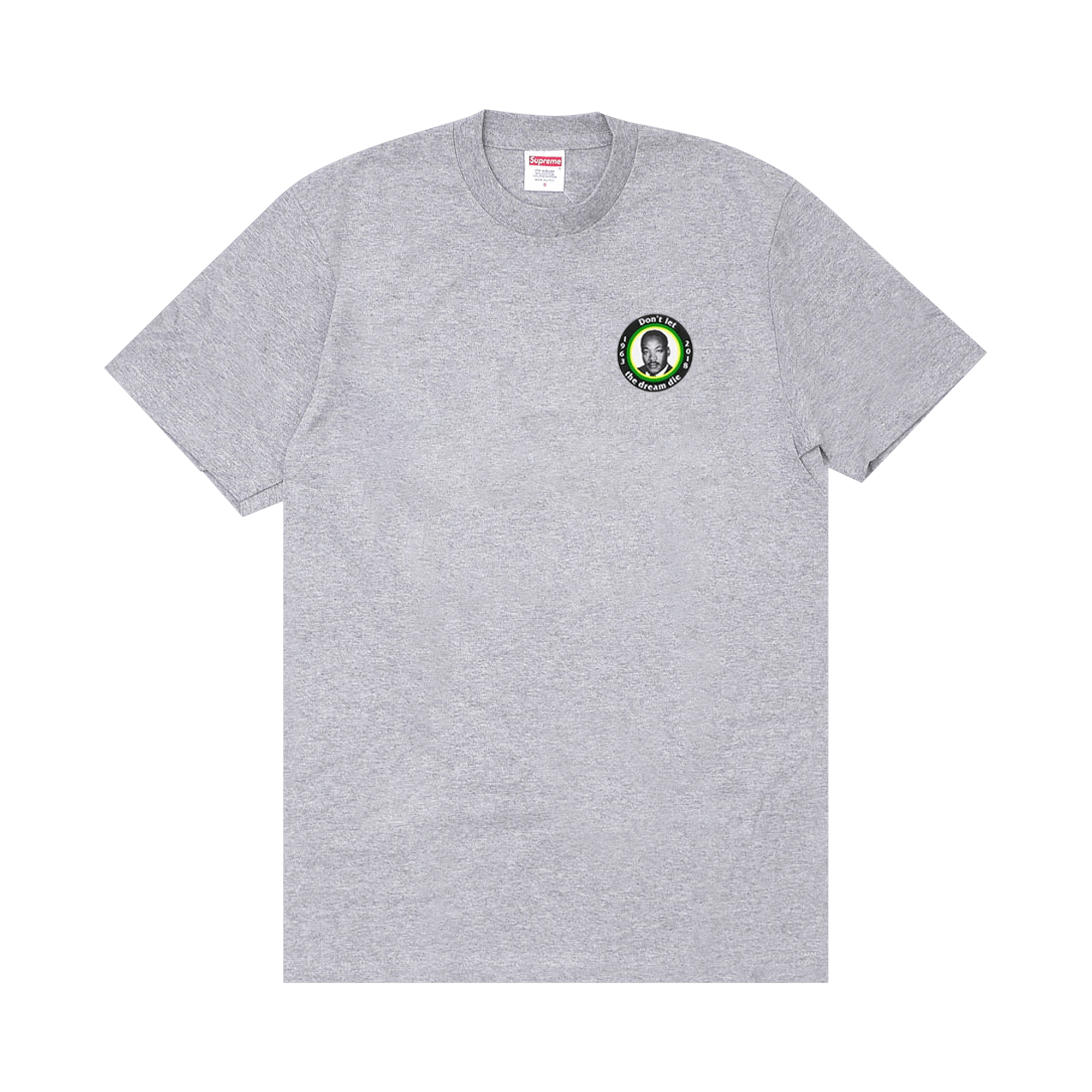 Supreme MLK Dream Tee 'Heather Grey'