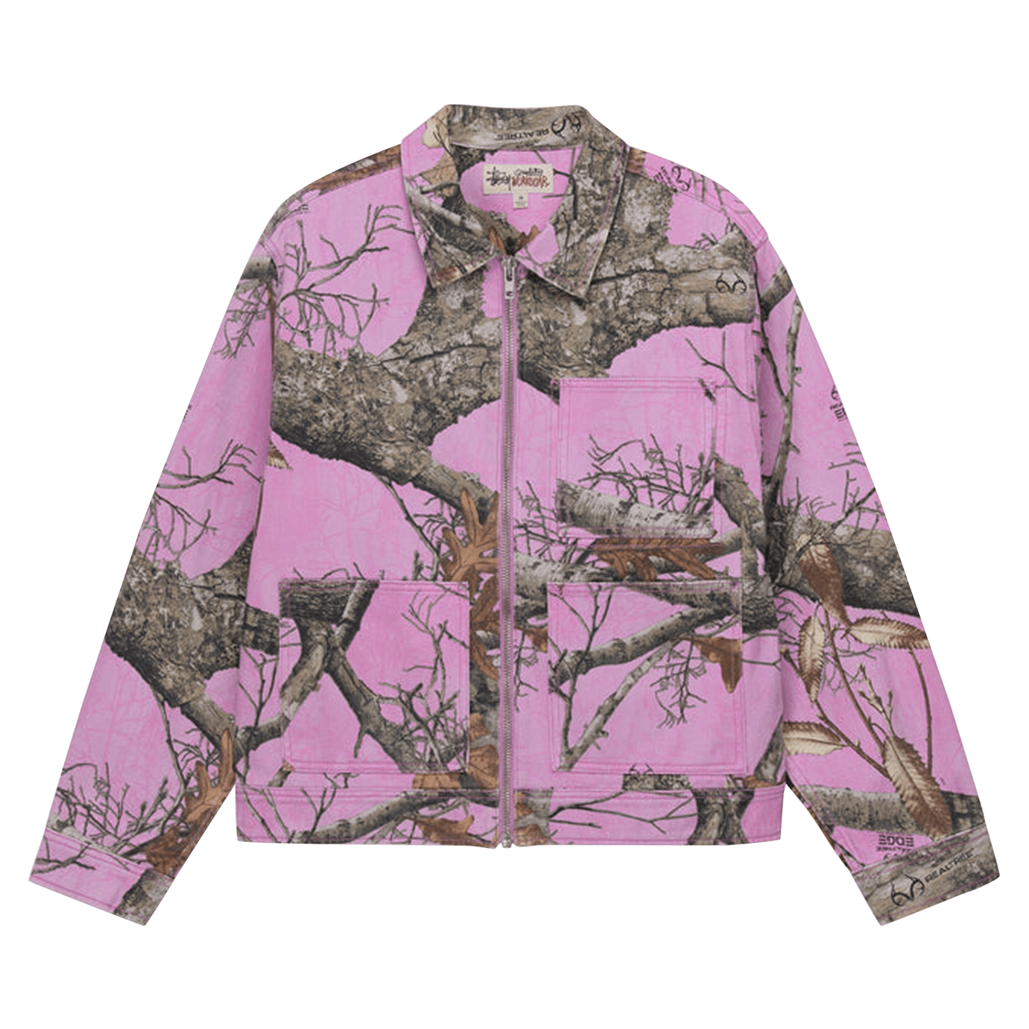 Stussy Realtree Edge Zip Work Jacket 'Pink'