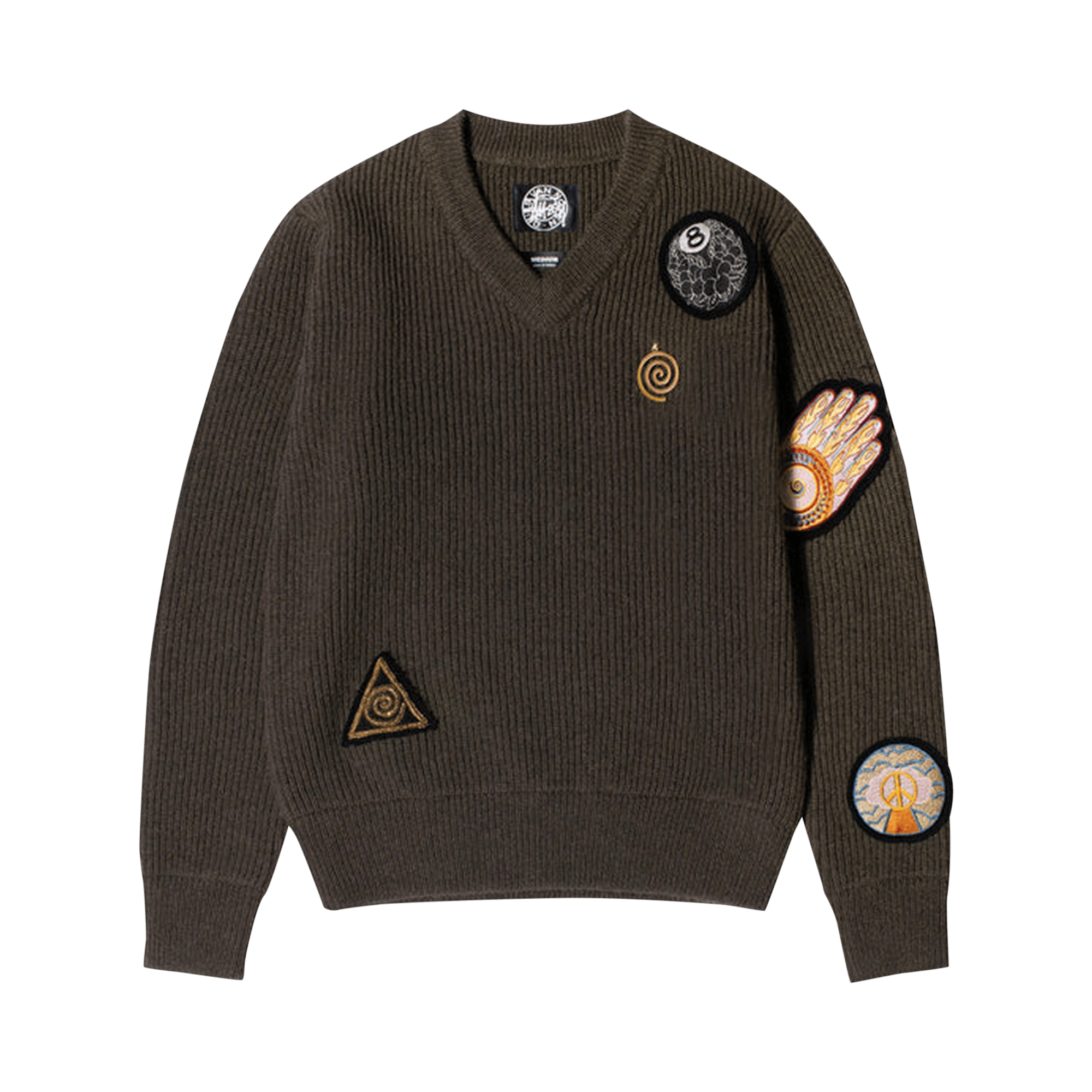 Stussy x Dries Van Noten Patch Knit Sweater 'Sand'