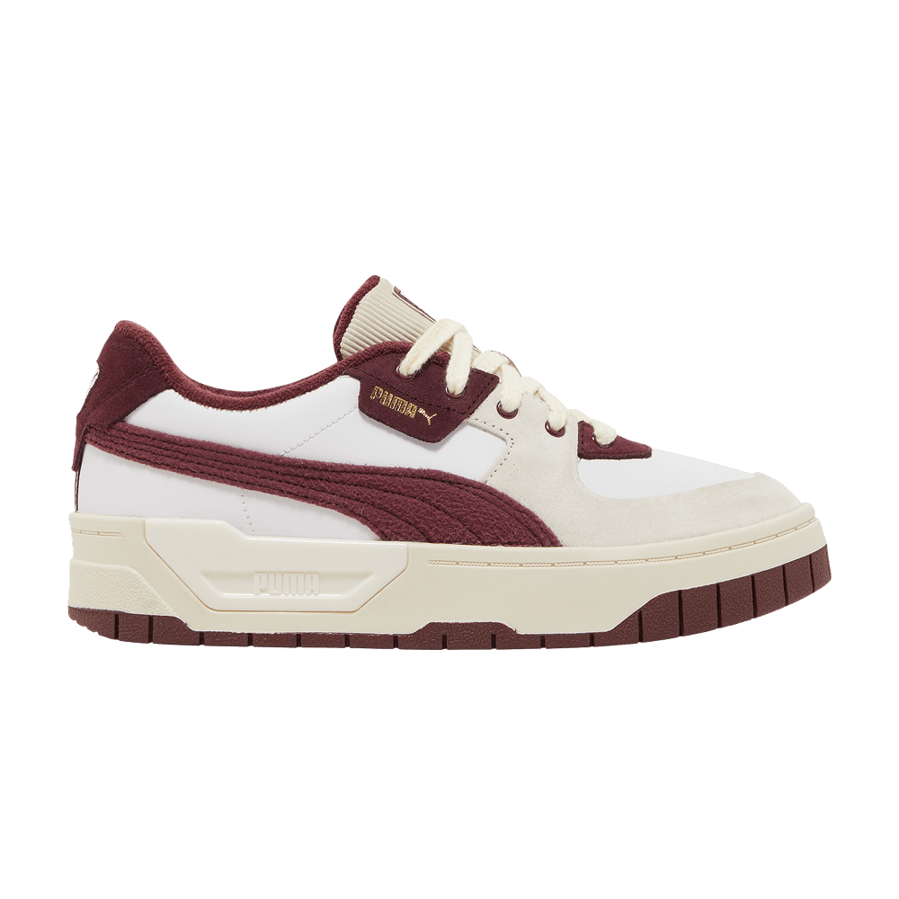 Pre-owned Puma Wmns Cali Dream Ivy League 'white Aubergine'