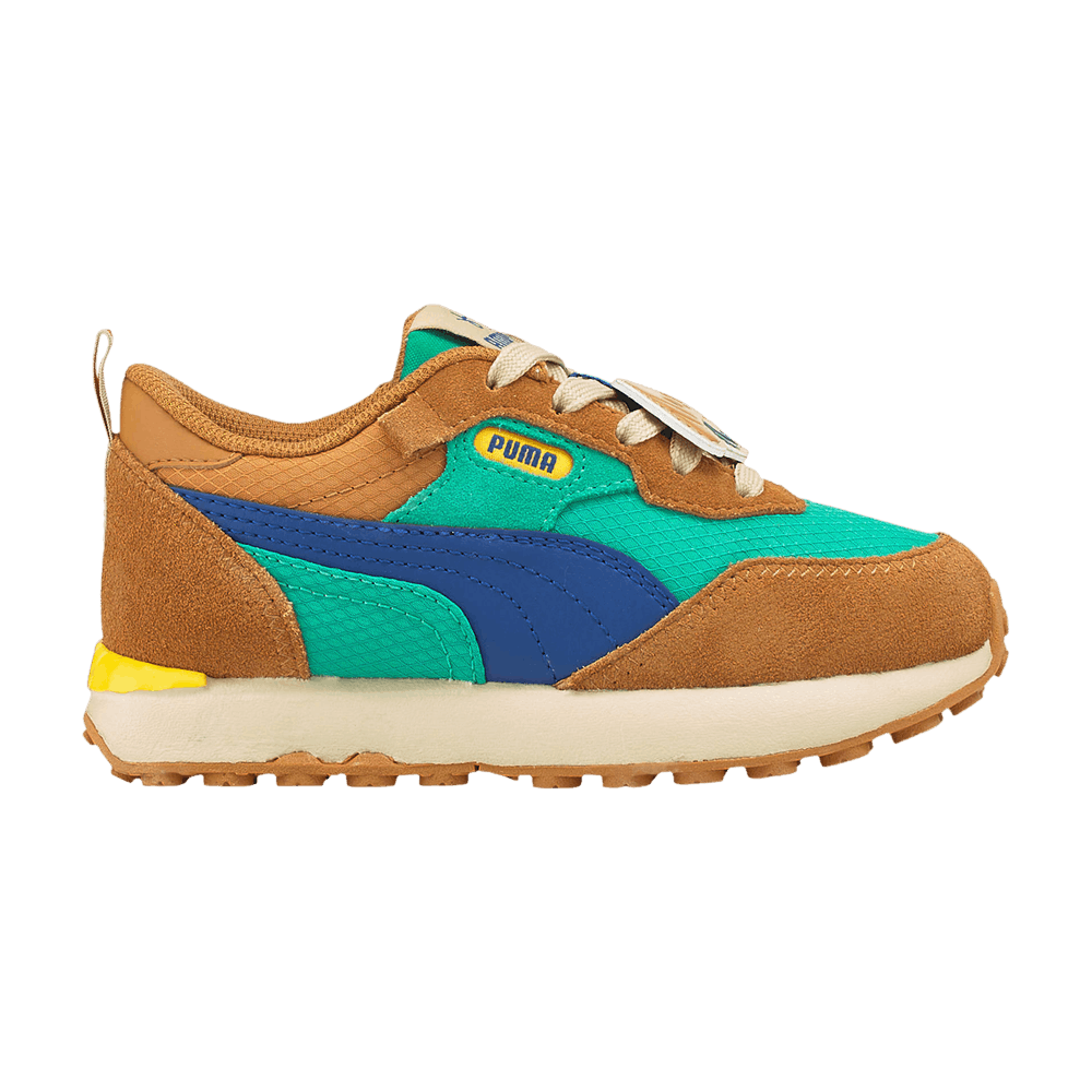 Pre-owned Puma Tiny Cottons X Rider Fv Little Kid 'croissant' In Green