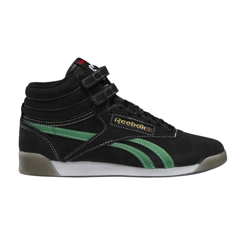 Reebok Wmns Freestyle High 'Human Rights Now! - Black Green'