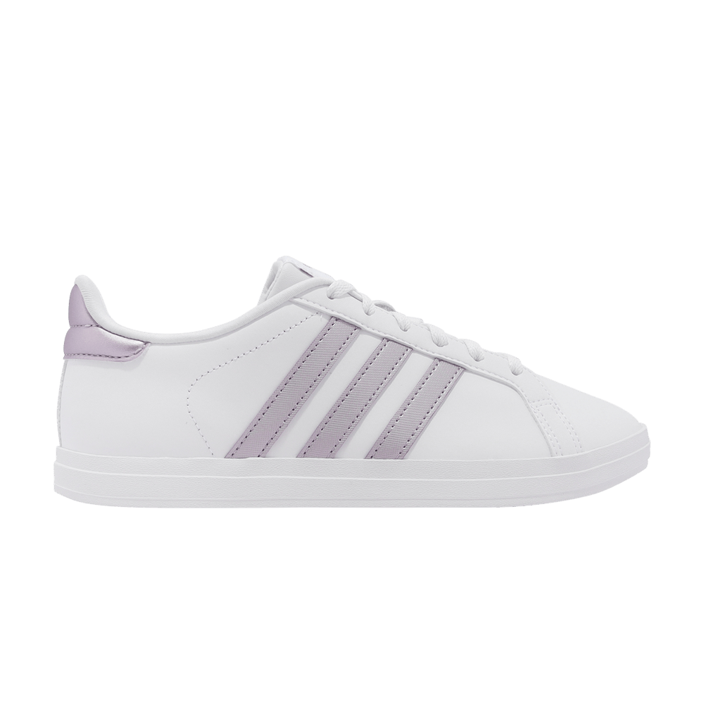 Size 5.0 adidas Wmns Courtpoint X 'White Silver Metallic'
