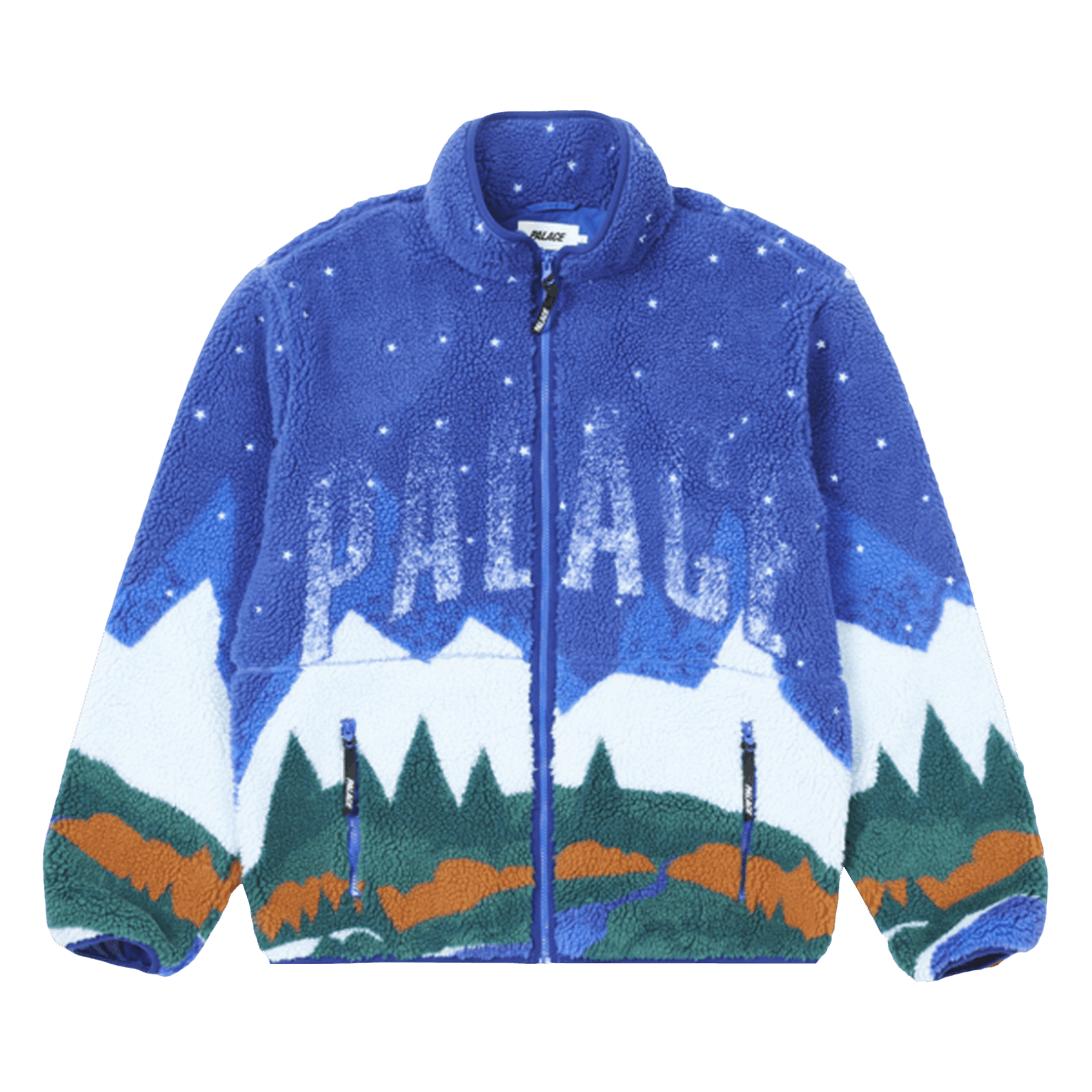 Palace Peak Funnel Fleece 'Blue'