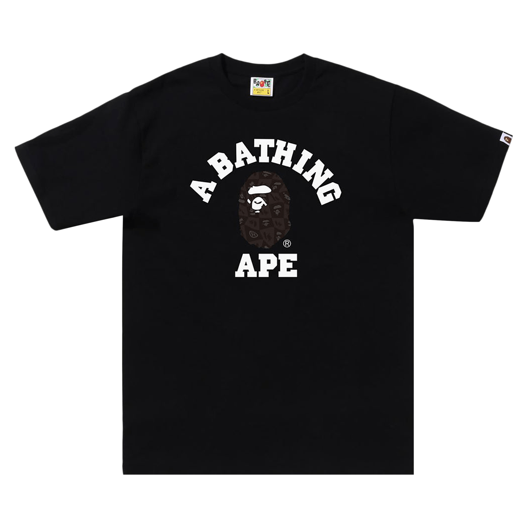BAPE Distortion College Tee 'Black'