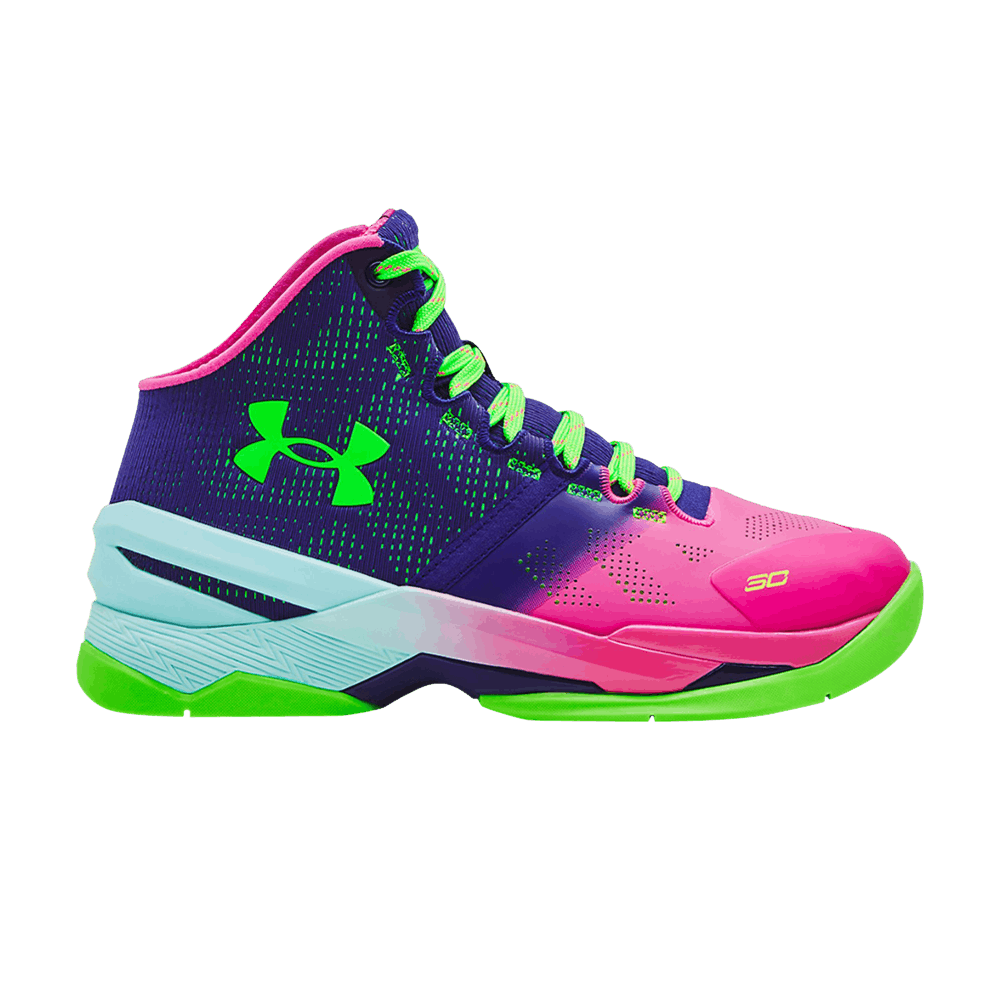 Pre-owned Under Armour Curry 2 Retro Gs 'northern Lights' 2022 In Multi-color