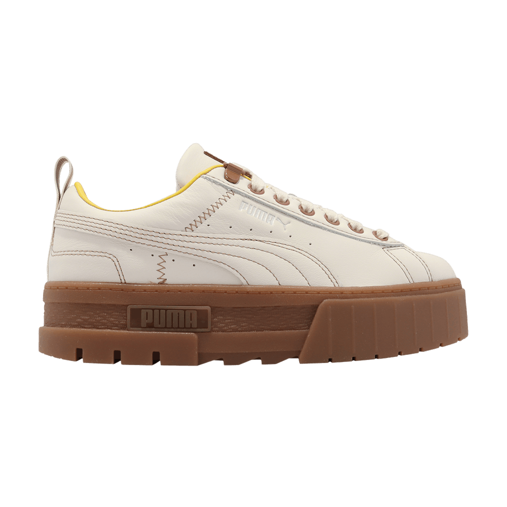 Pre-owned Puma Wmns Mayze 'd.south' In White