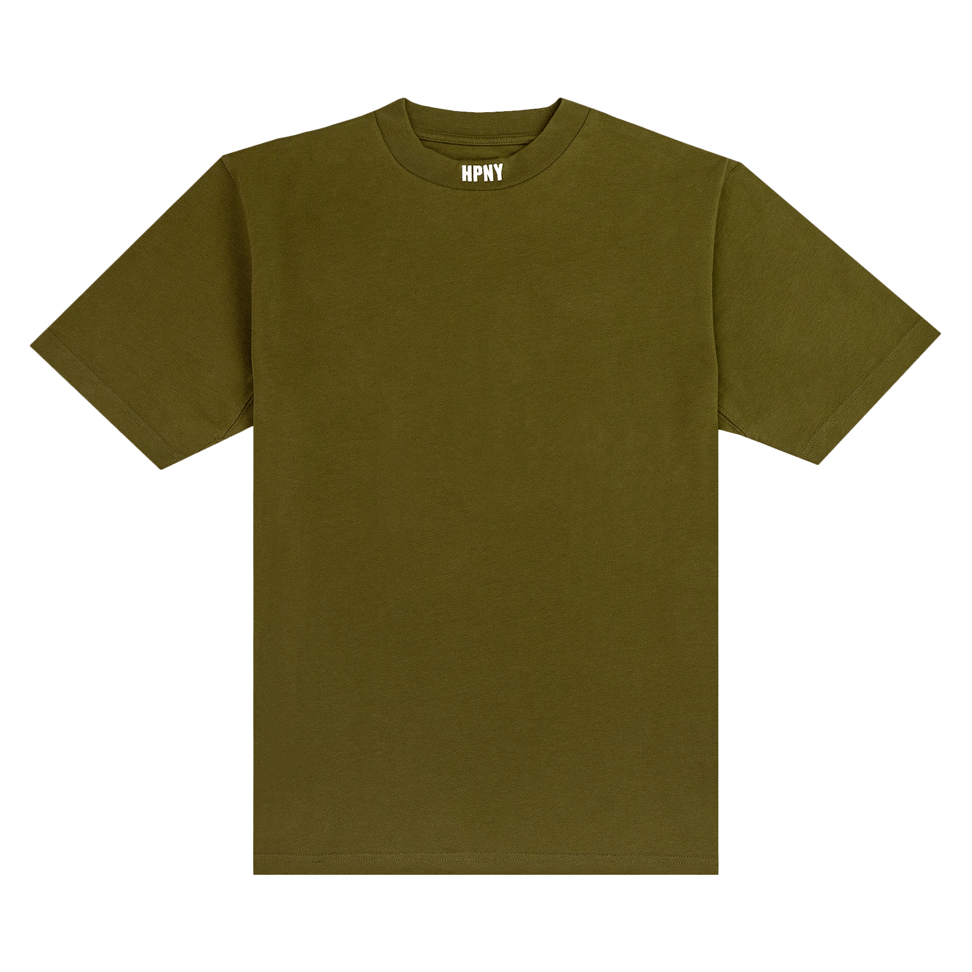 Heron Preston HPNY EMB SS Tee 'Dark Olive/White'