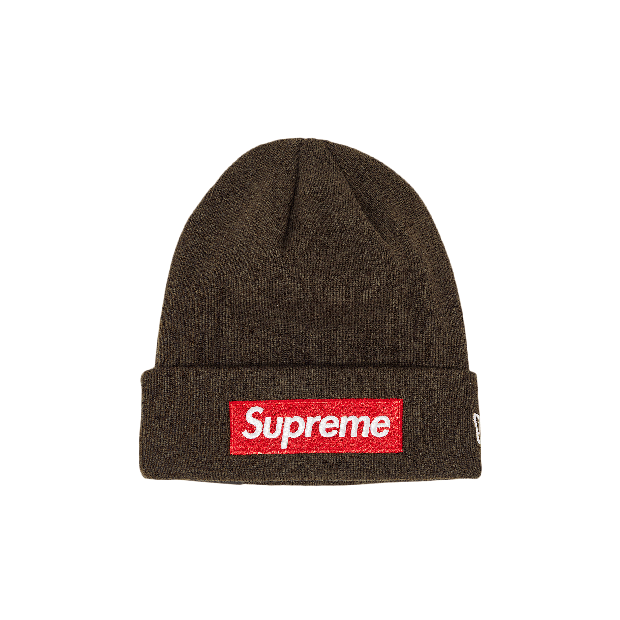 Supreme x New Era Box Logo Beanie 'Brown'