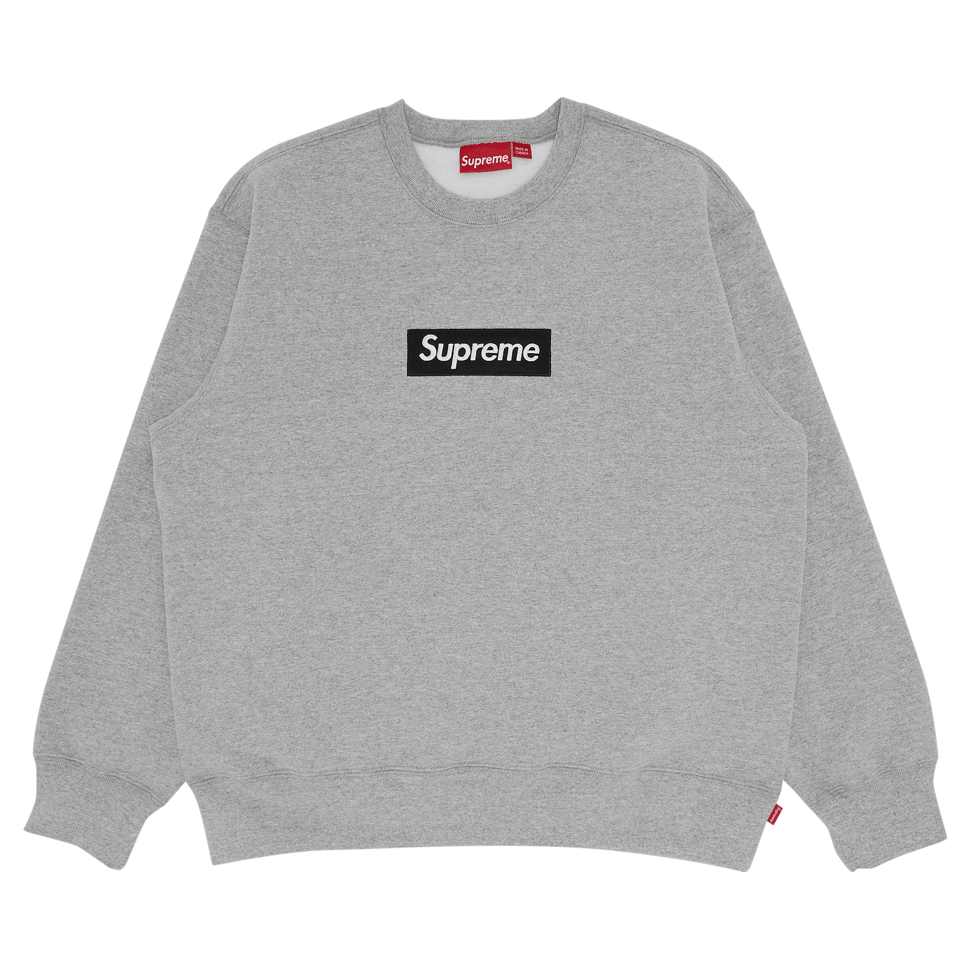 Supreme Box Logo Crewneck 'Heather Grey'