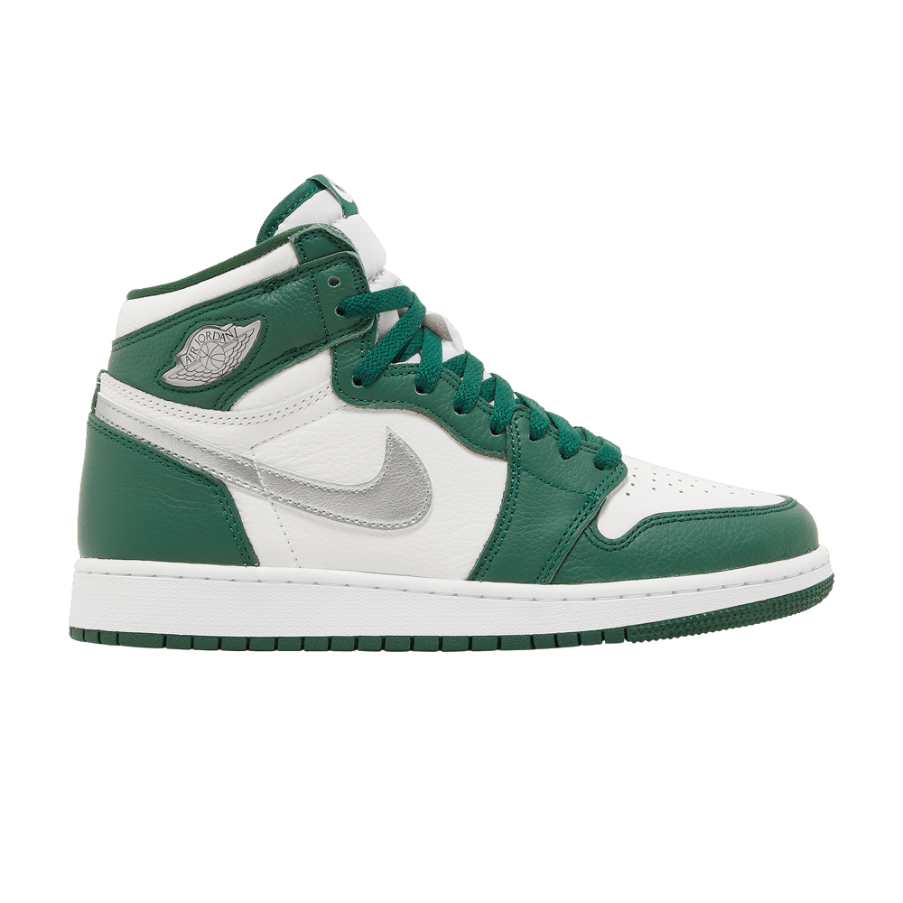 Pre-owned Air Jordan 1 Retro High Og Gs 'gorge Green'