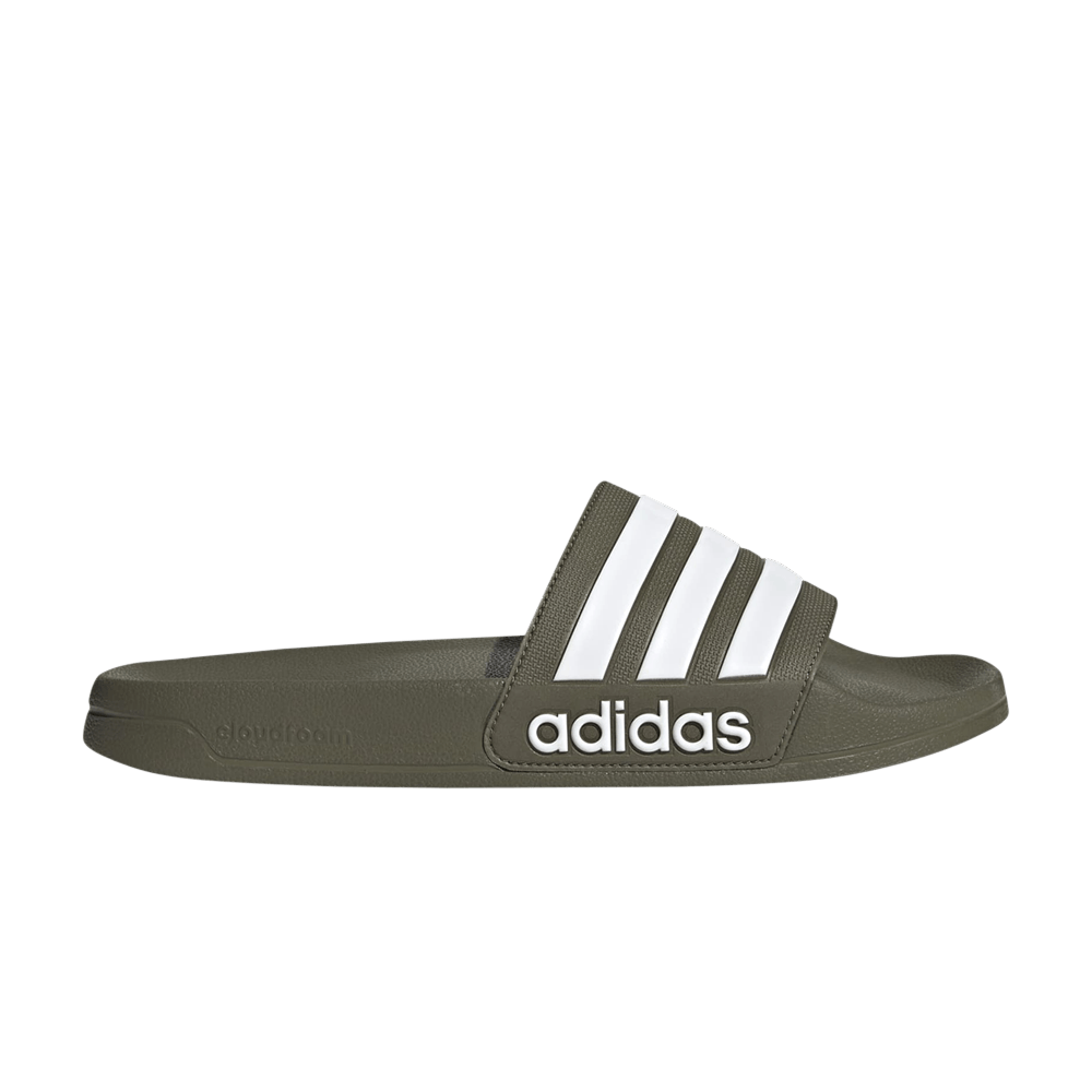 Adilette Shower Slide 'Olive Strata White'