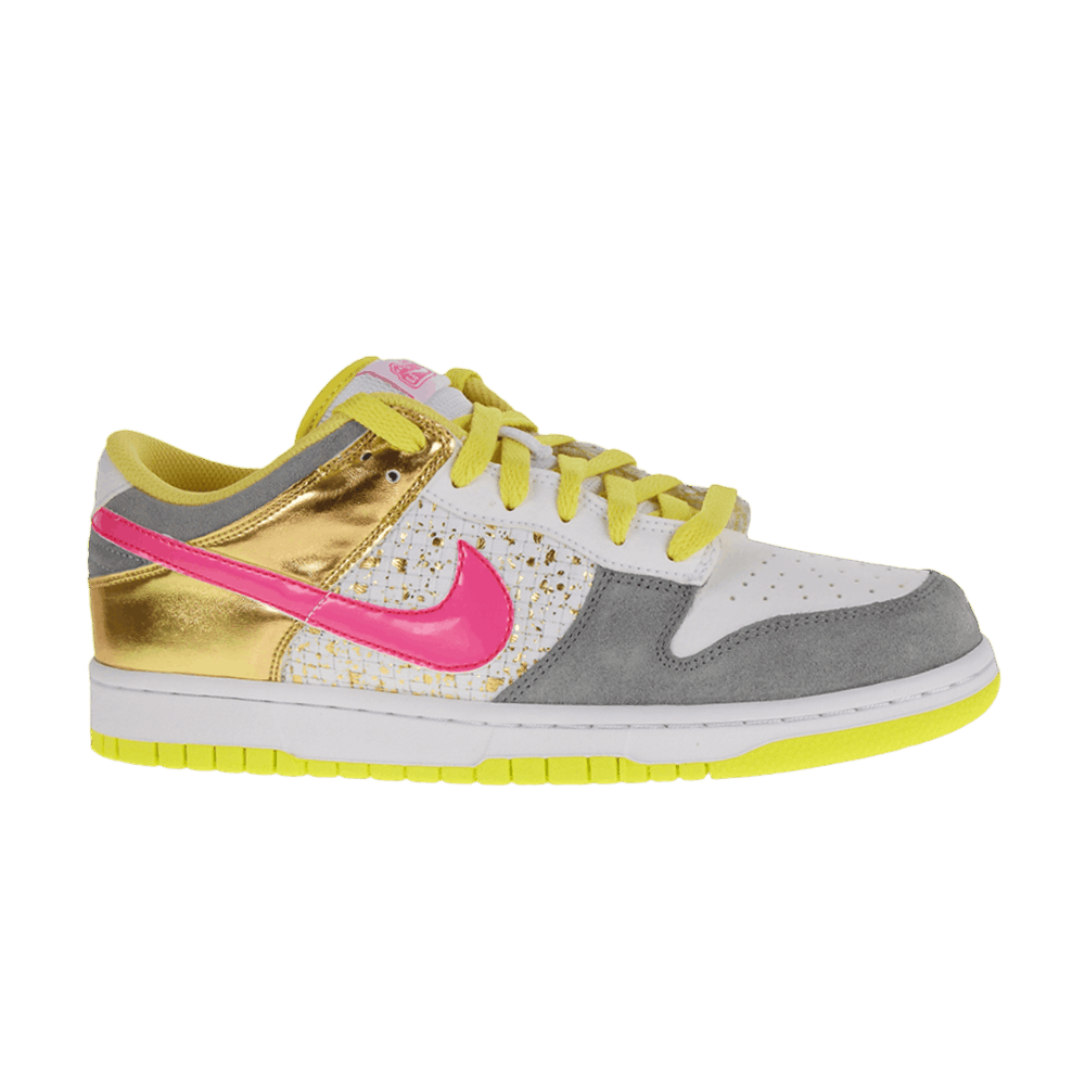 Pre-owned Nike Wmns Dunk Low 'white Metallic Gold'