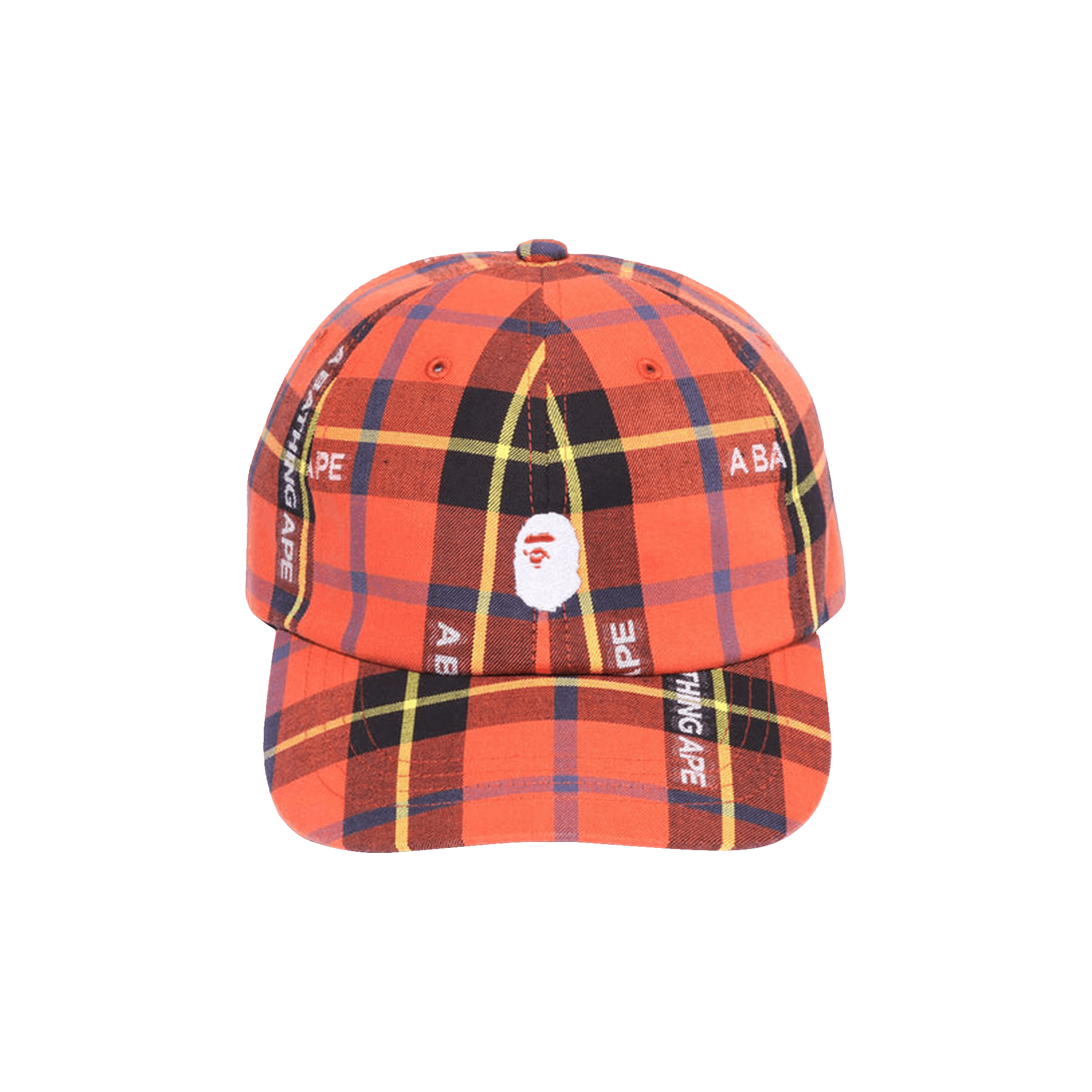BAPE Check Panel Cap 'Red'