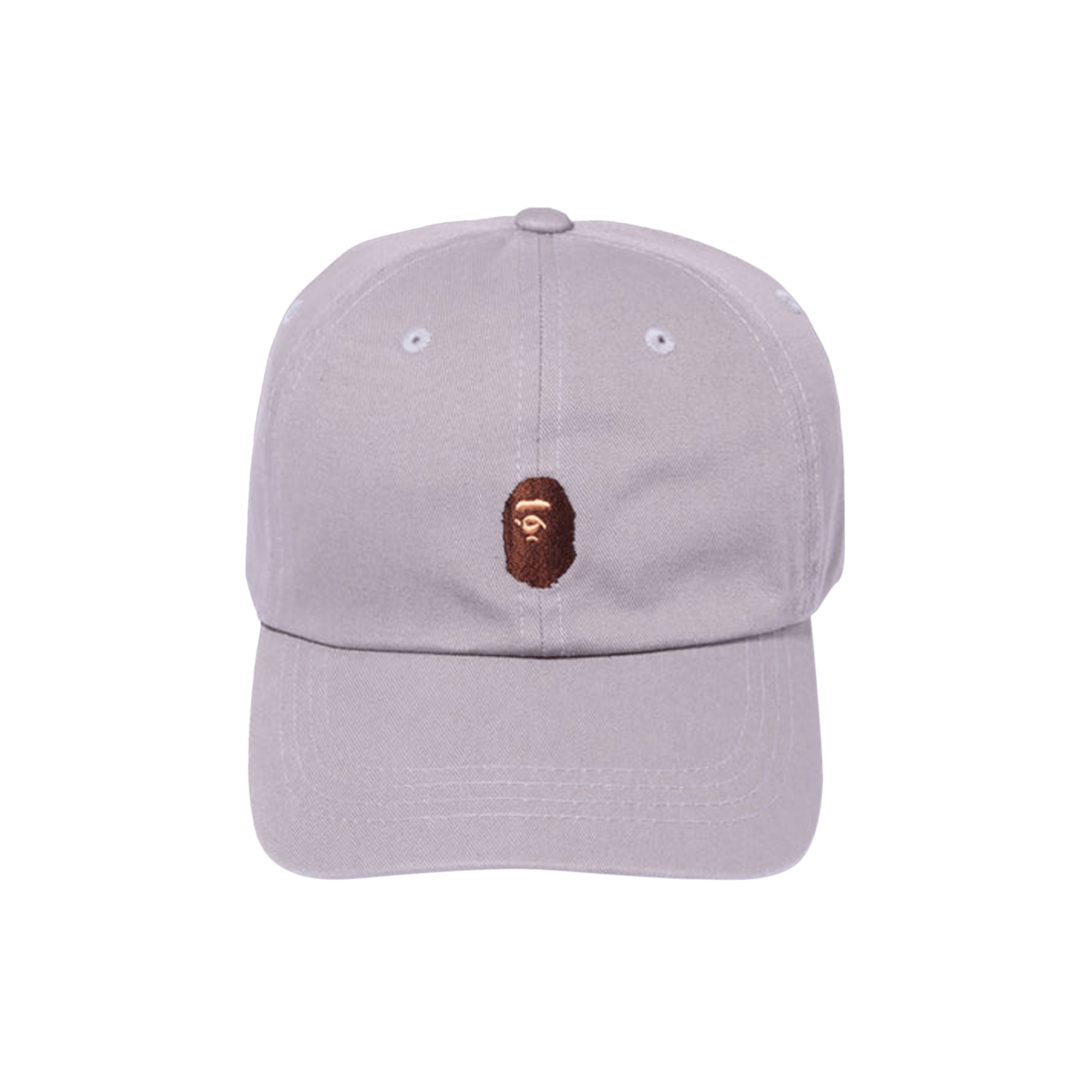 BAPE Ape Head One Point Panel Cap 'Grey'