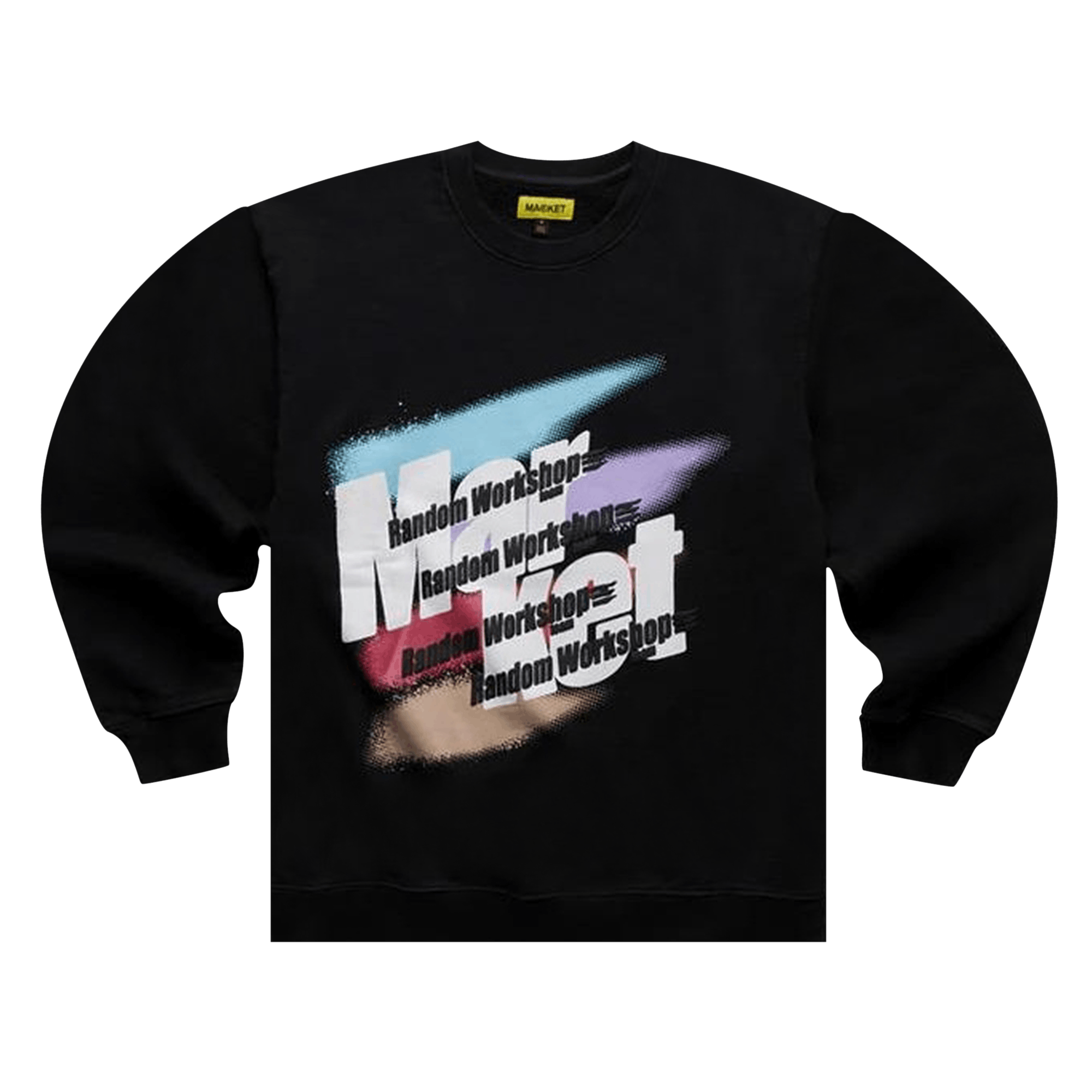 Market Random Workshop Splatter Crewneck Sweatshirt 'Charcoal'