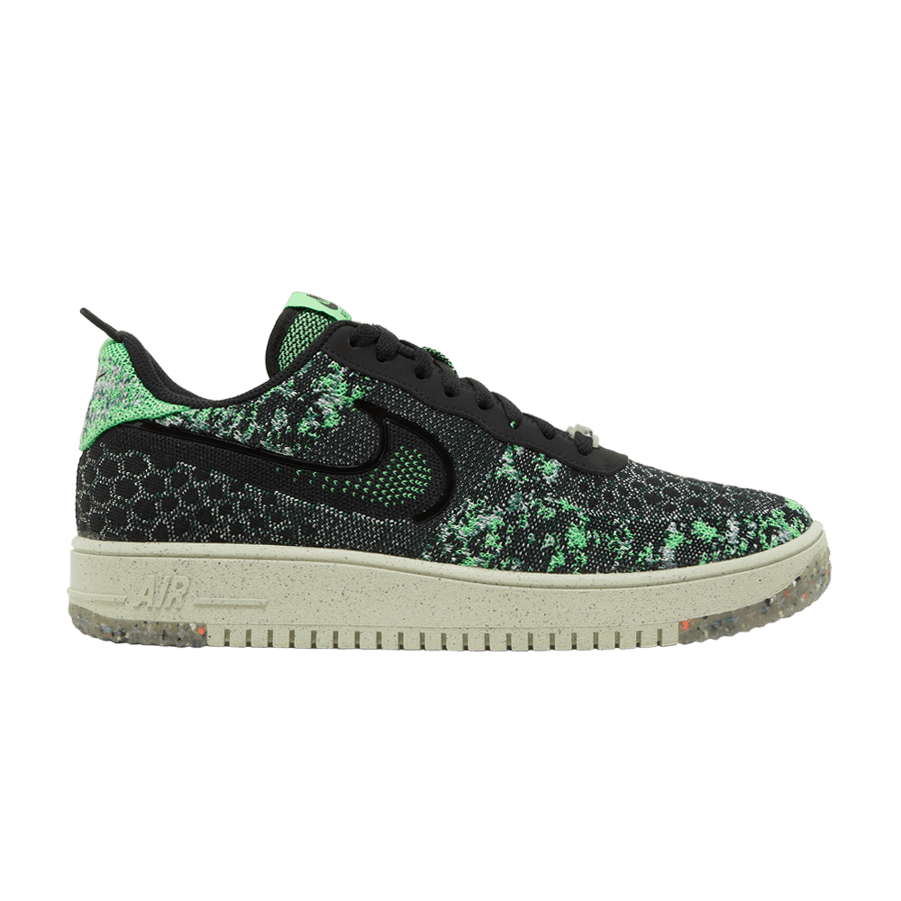 Nike Air Force 1 Crater Flyknit Next Nature 'Black Volt'