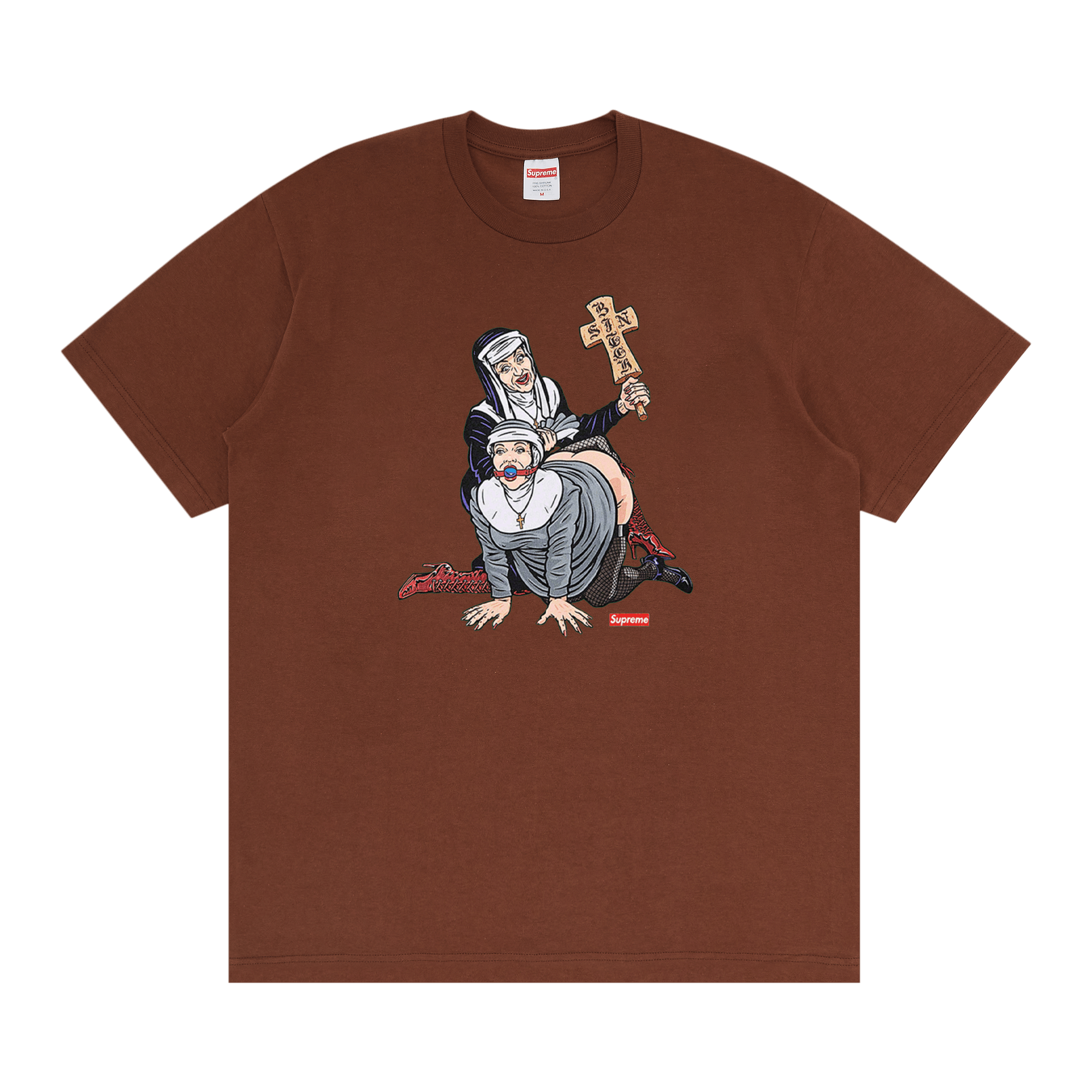 Supreme Nuns Tee 'Brown'