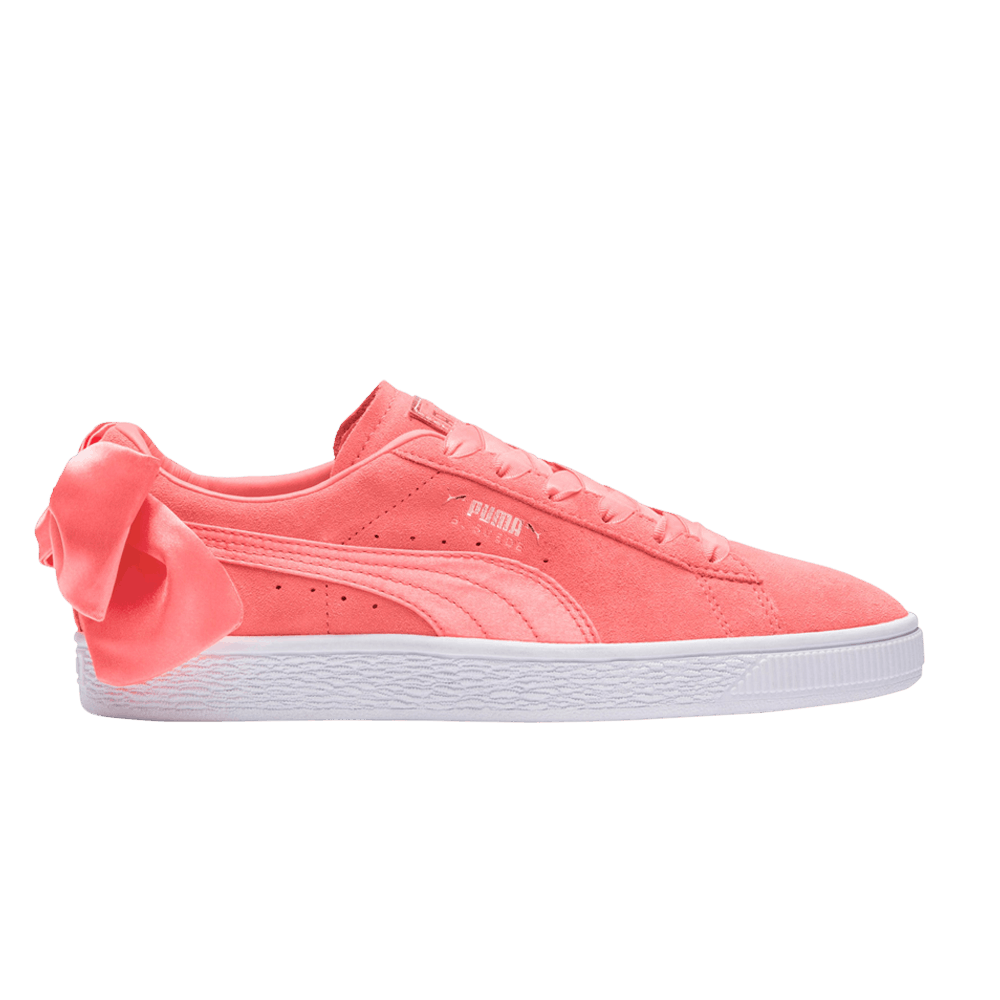 Pre-owned Puma Wmns Suede Bow 'shell Pink'