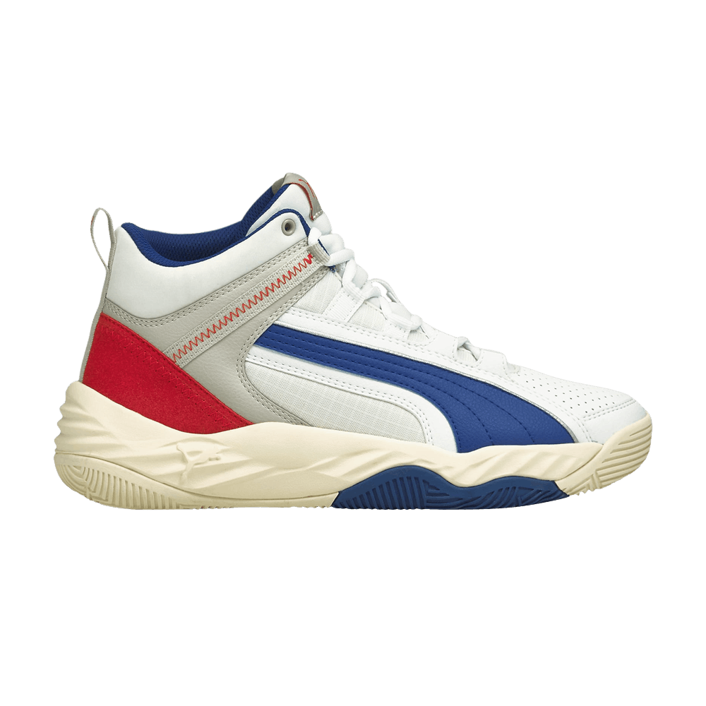 Pre-owned Puma Rebound Future Evo 'white High Risk Red'