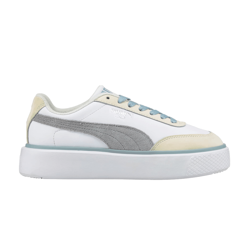Pre-owned Puma Wmns Oslo Maja 'white Blue Fog'