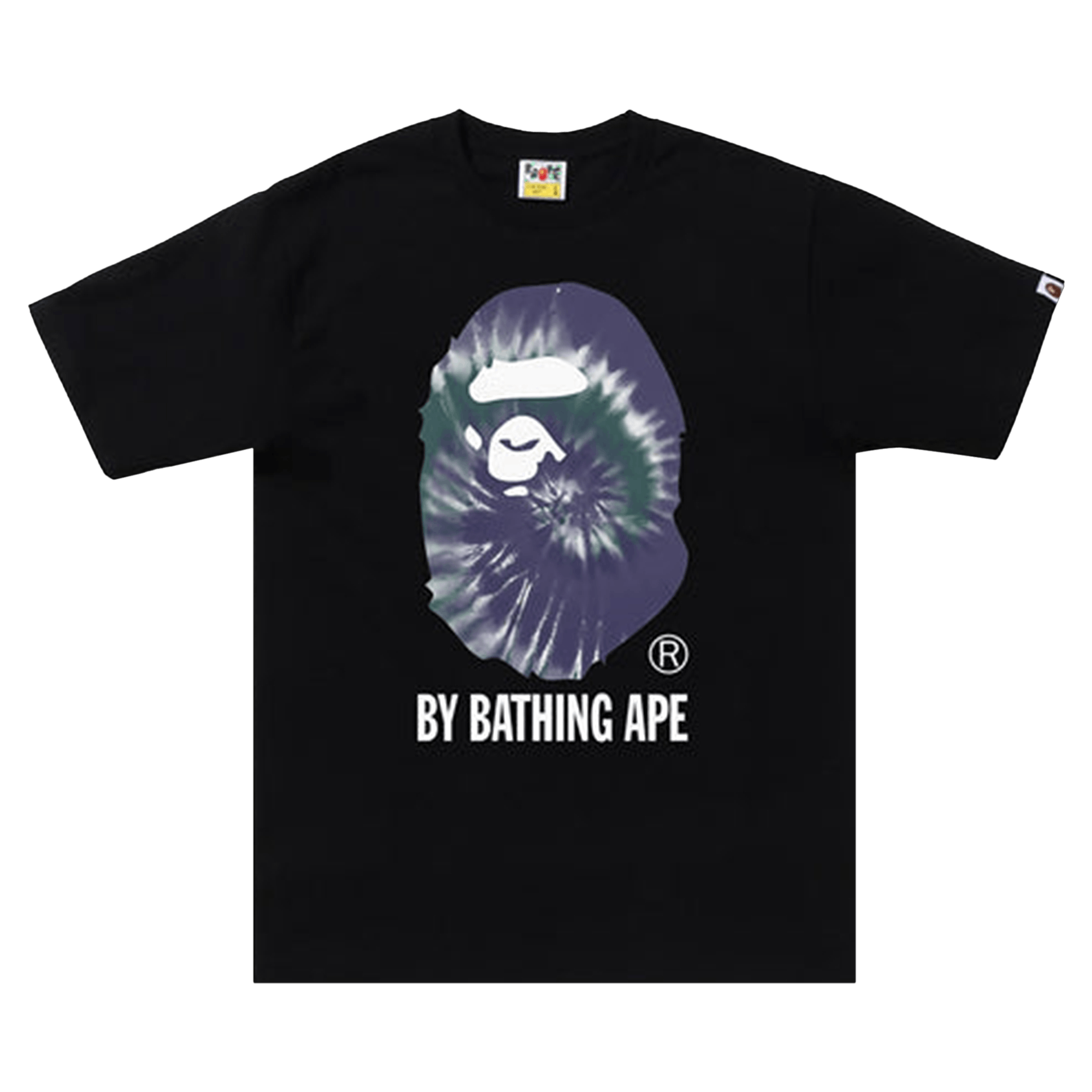 BAPE Tie Dye By Bathing Ape Tee 'Black/Purple'