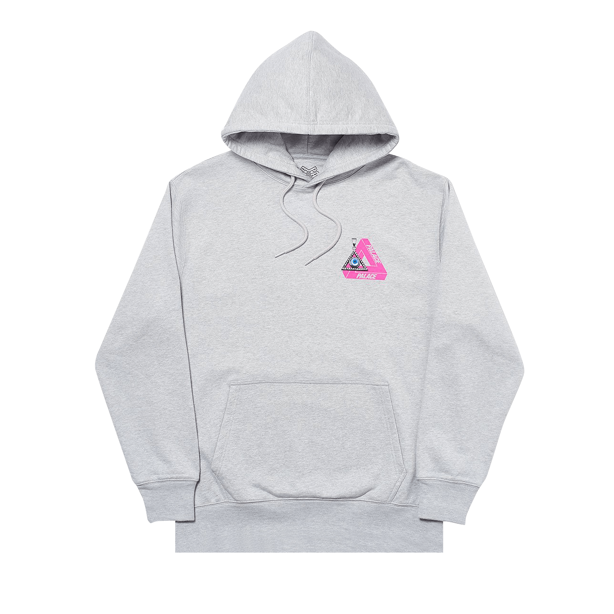 Palace Tri-Smiler Hood 'Grey Marl'