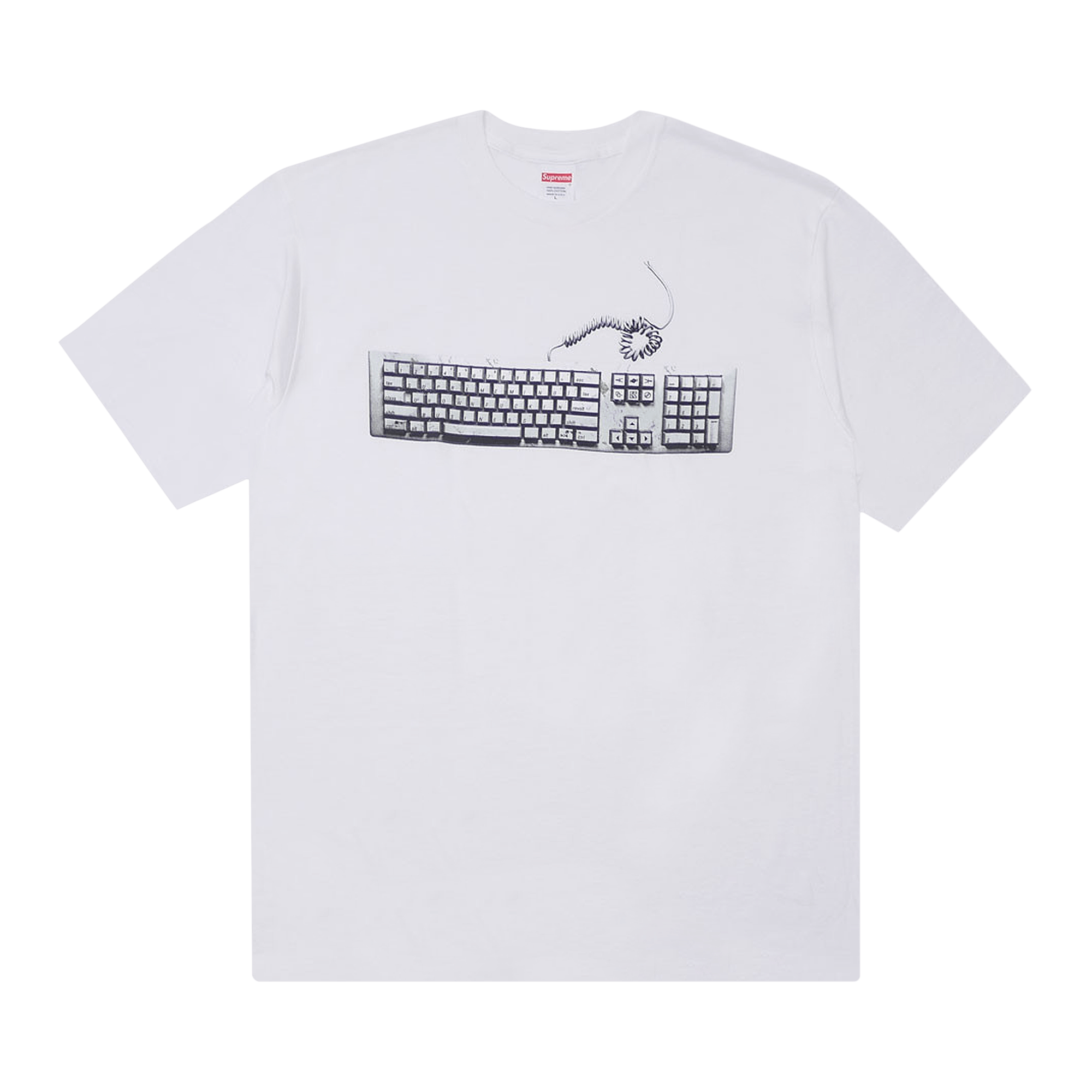 Supreme Keyboard Tee 'White'