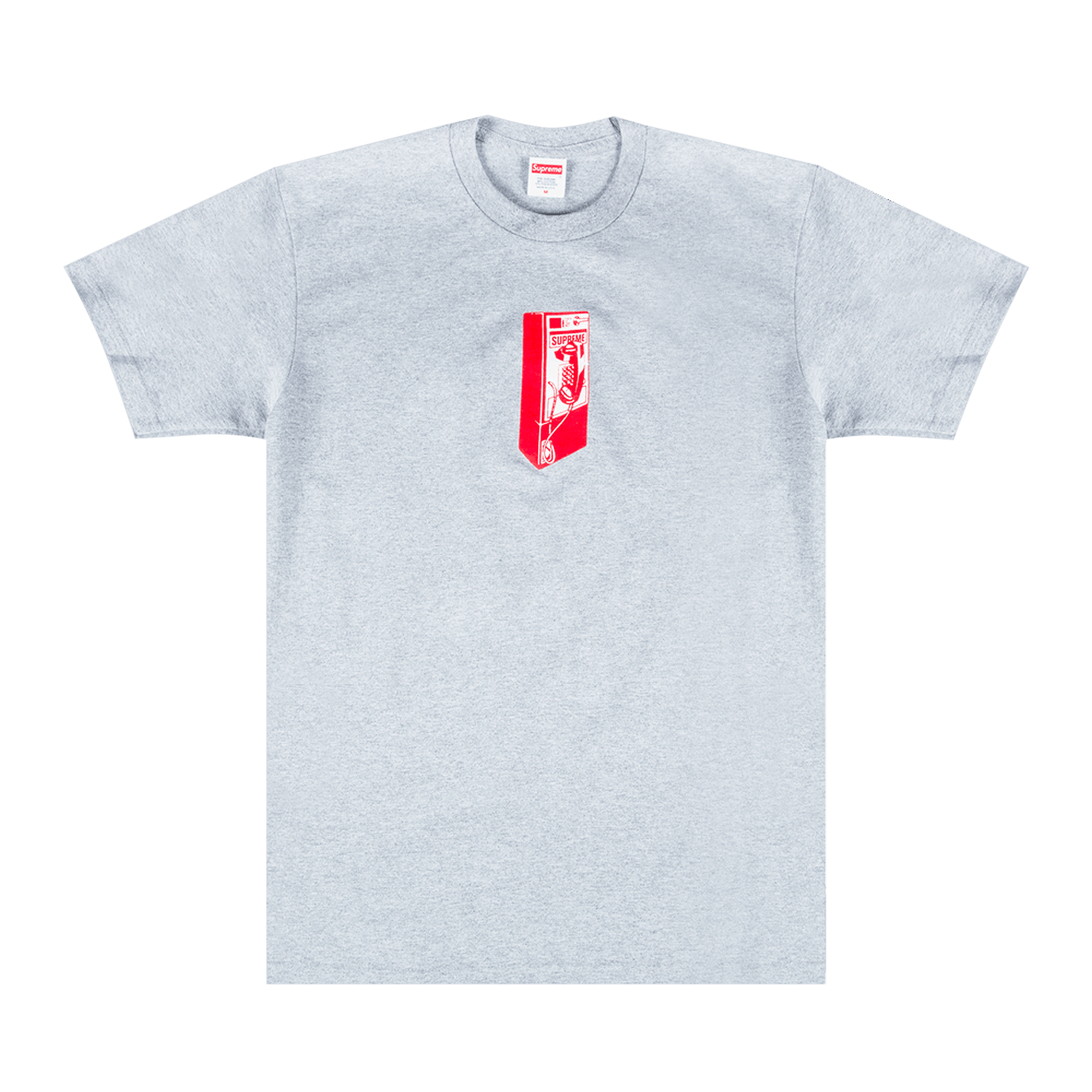 Supreme Payphone Tee 'Heather Grey'